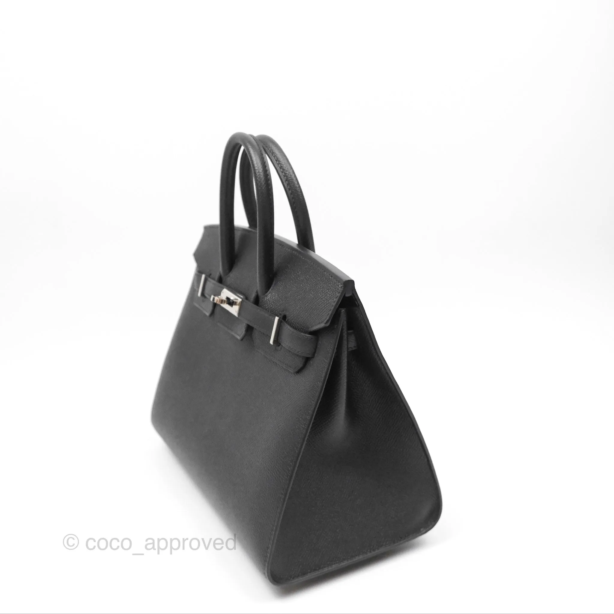 - DM/Email To Purchase - Hermes Birkin 25 Sellier Black Noir 89 Epsom Palladium Hardware