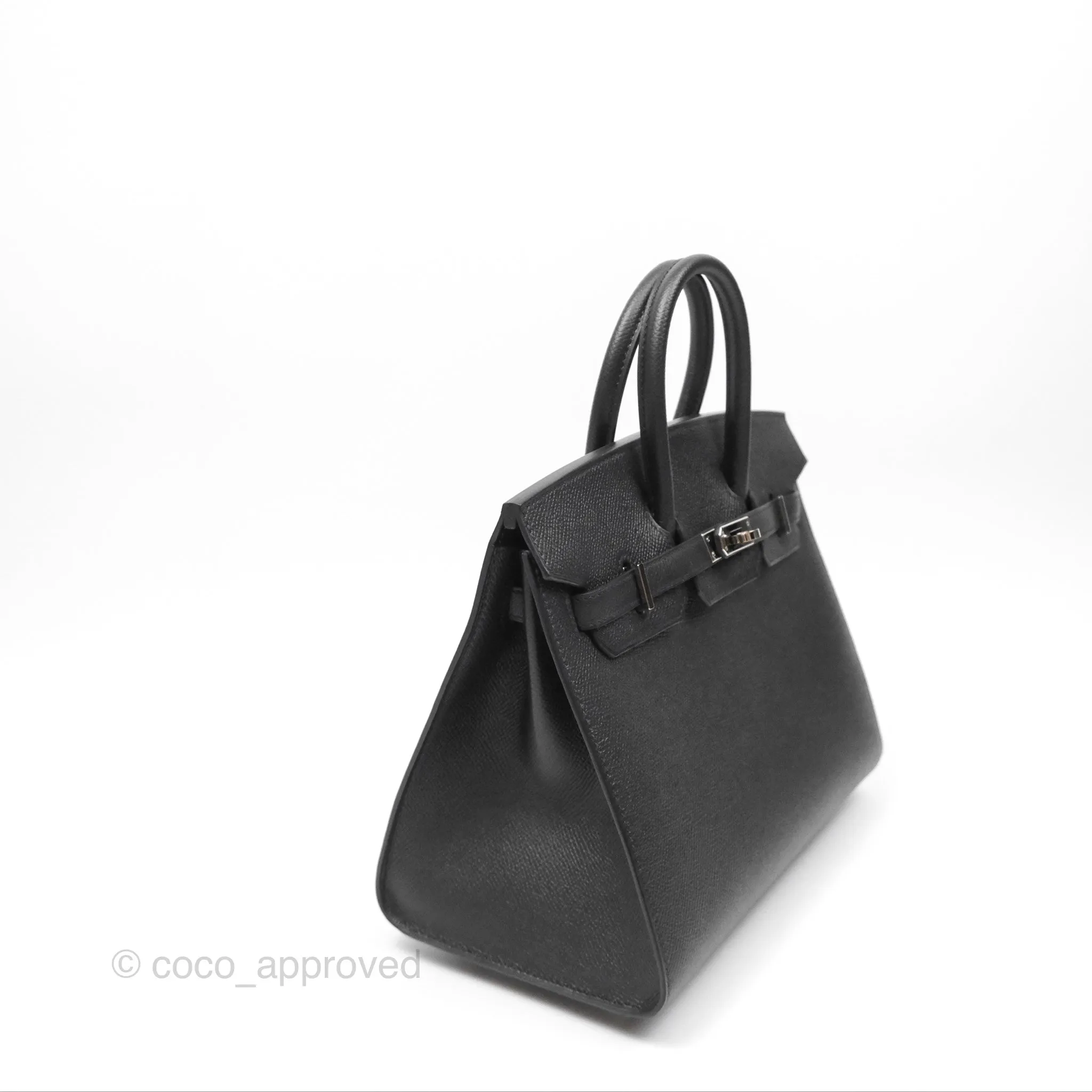 - DM/Email To Purchase - Hermes Birkin 25 Sellier Black Noir 89 Epsom Palladium Hardware