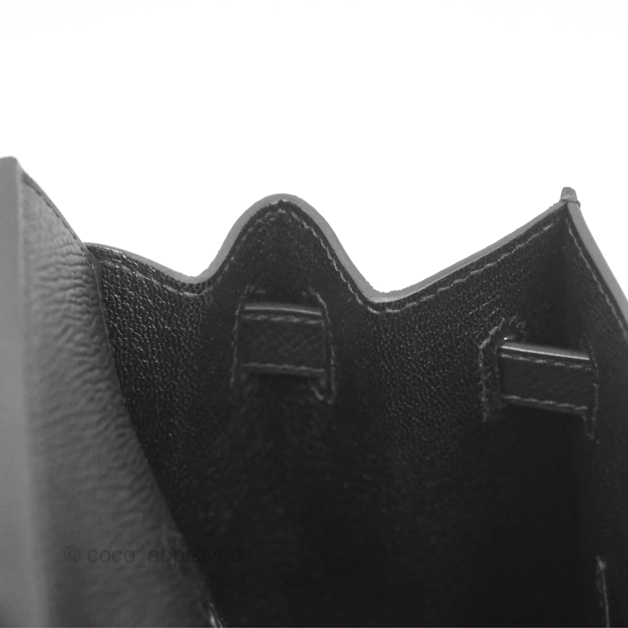 - DM/Email To Purchase - Hermes Birkin 25 Sellier Black Noir 89 Epsom Palladium Hardware