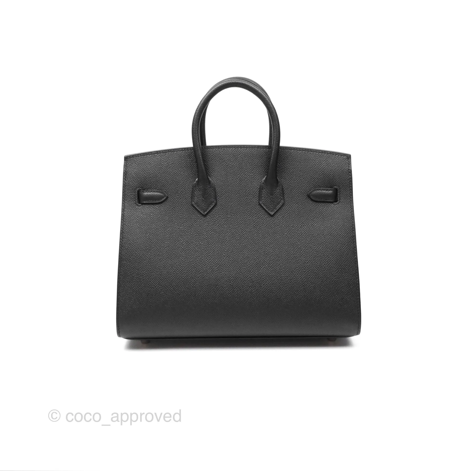 - DM/Email To Purchase - Hermes Birkin 25 Sellier Black Noir 89 Epsom Palladium Hardware