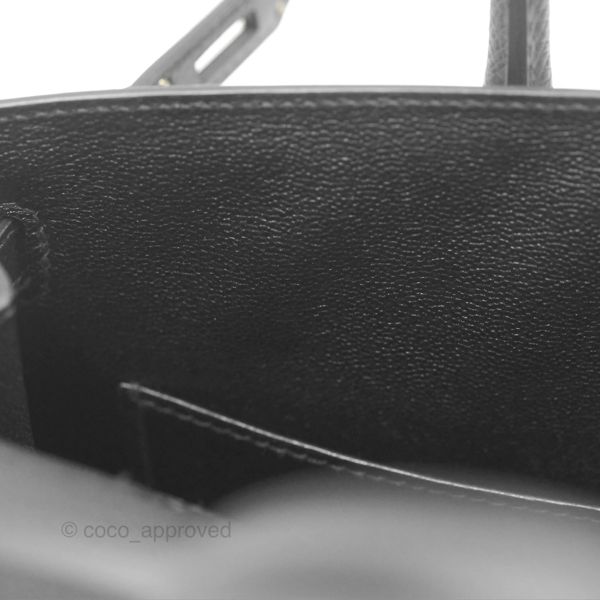- DM/Email To Purchase - Hermes Birkin 25 Sellier Black Noir 89 Epsom Palladium Hardware