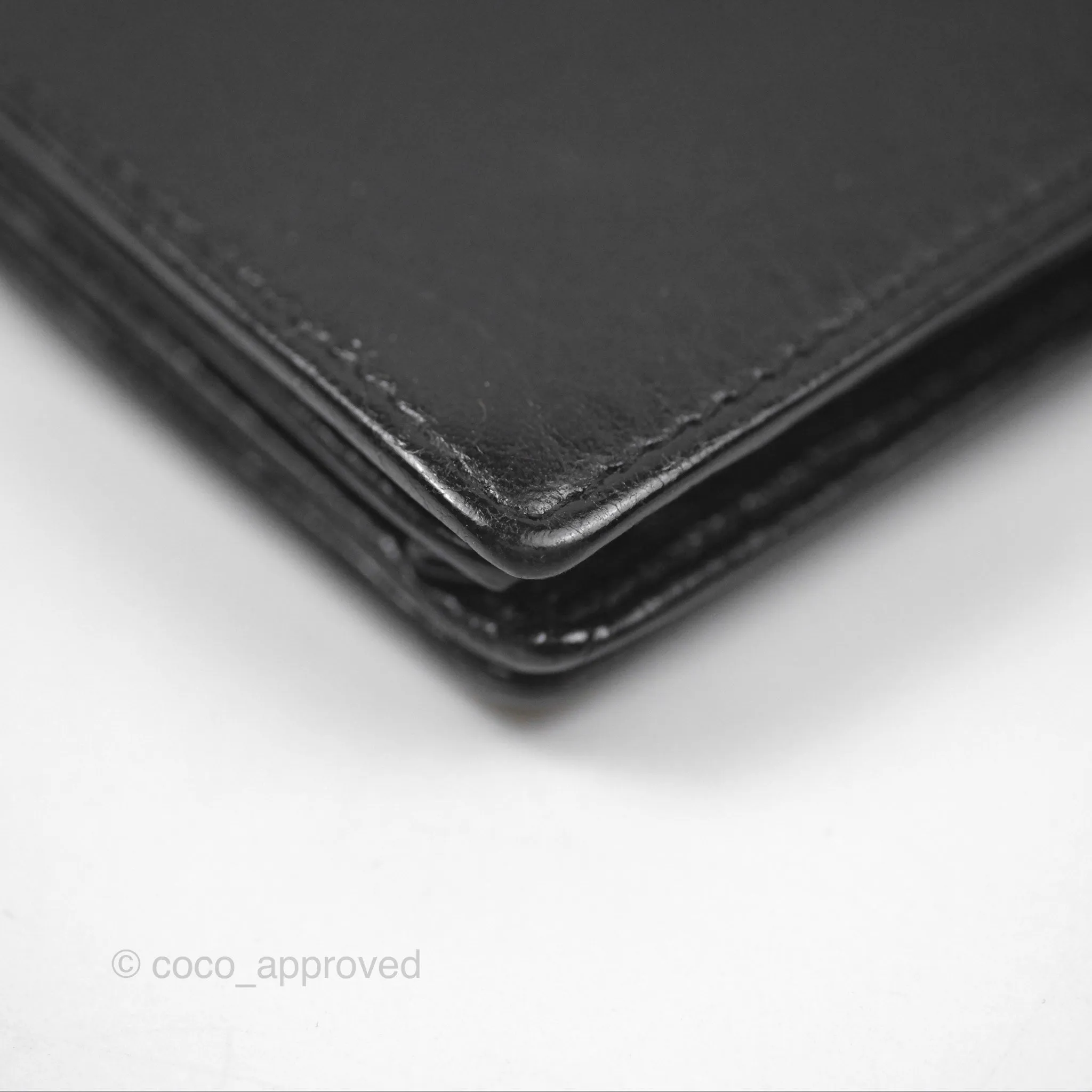 Balenciaga City Moto Bifold Cardholder Black