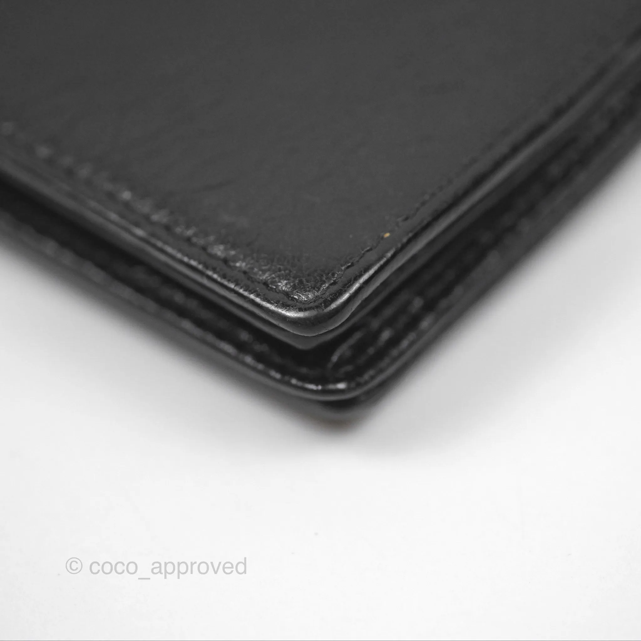 Balenciaga City Moto Bifold Cardholder Black