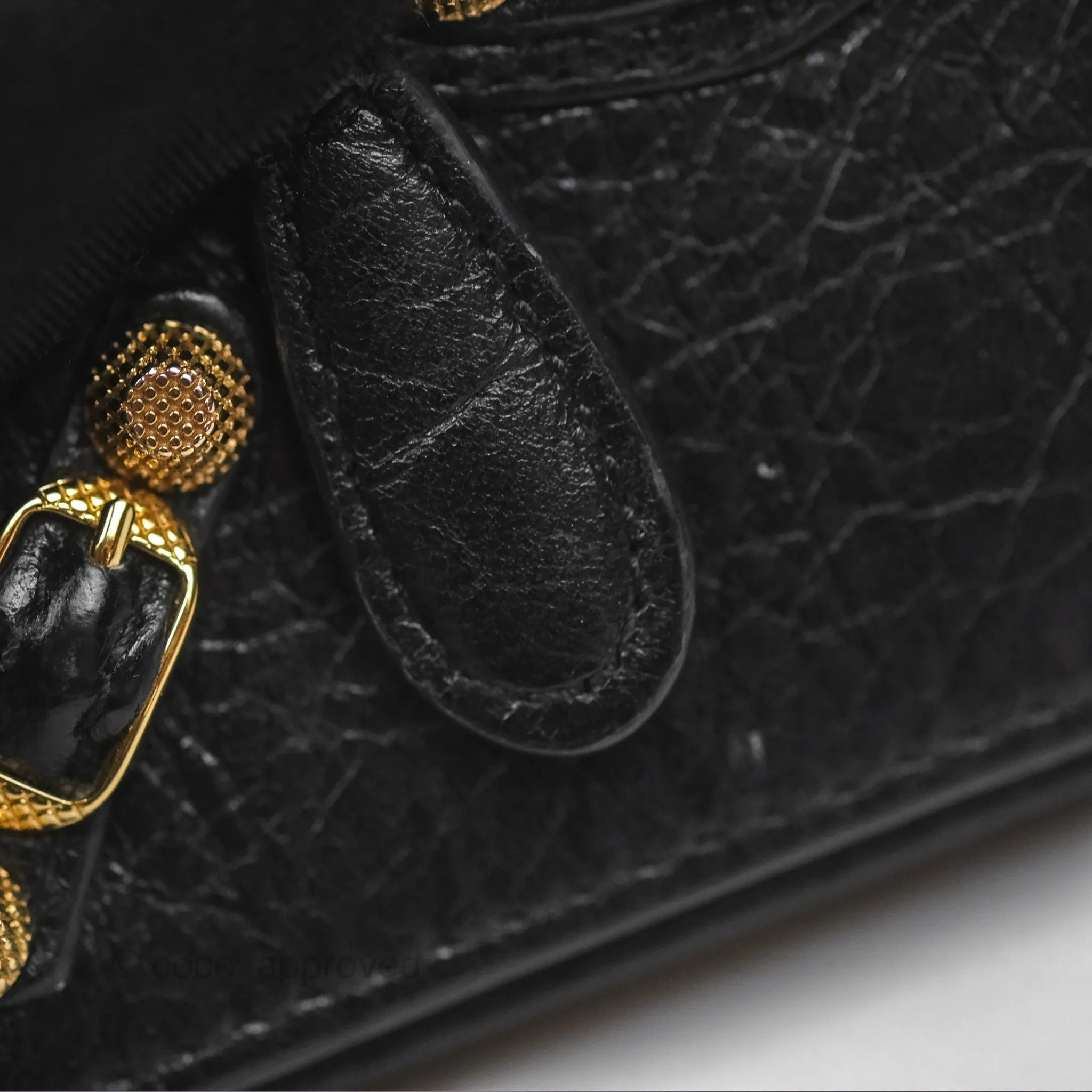 Balenciaga City Moto Bifold Cardholder Black