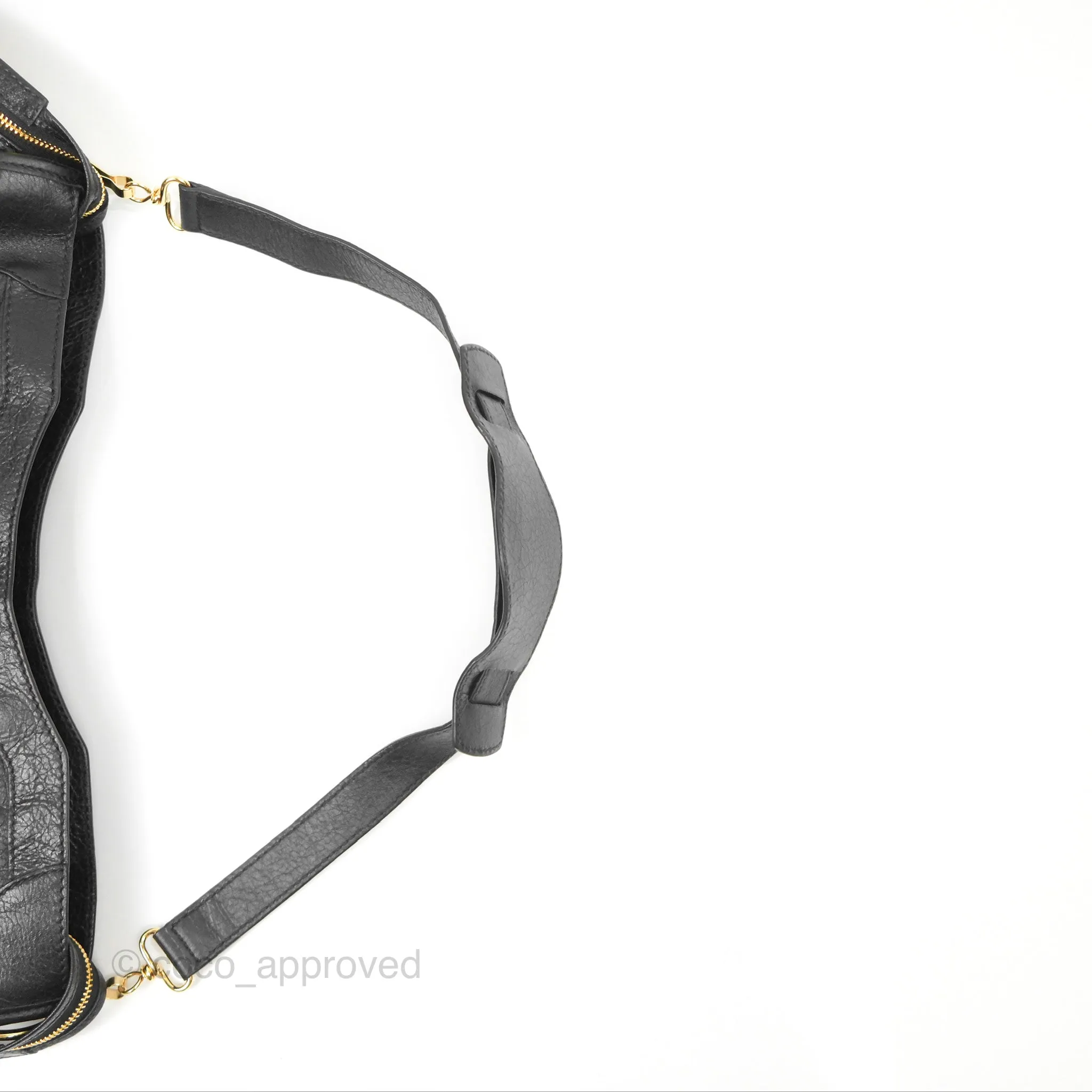 Balenciaga Classic City Bag Black Calfskin Gold Hardware