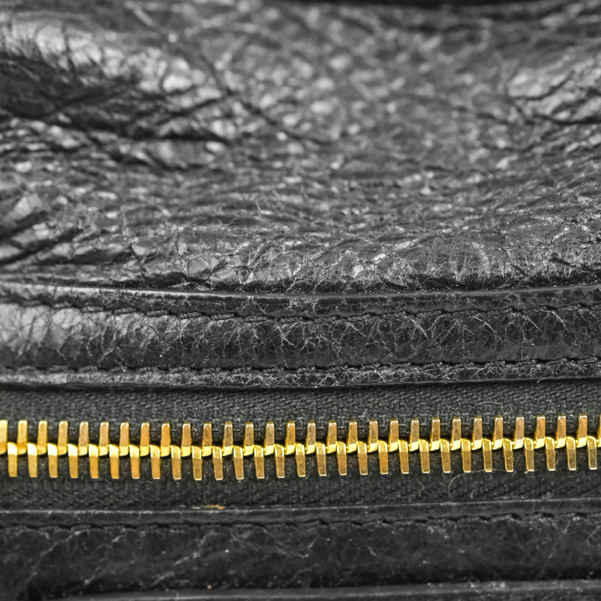 Balenciaga Classic City Bag Black Calfskin Gold Hardware