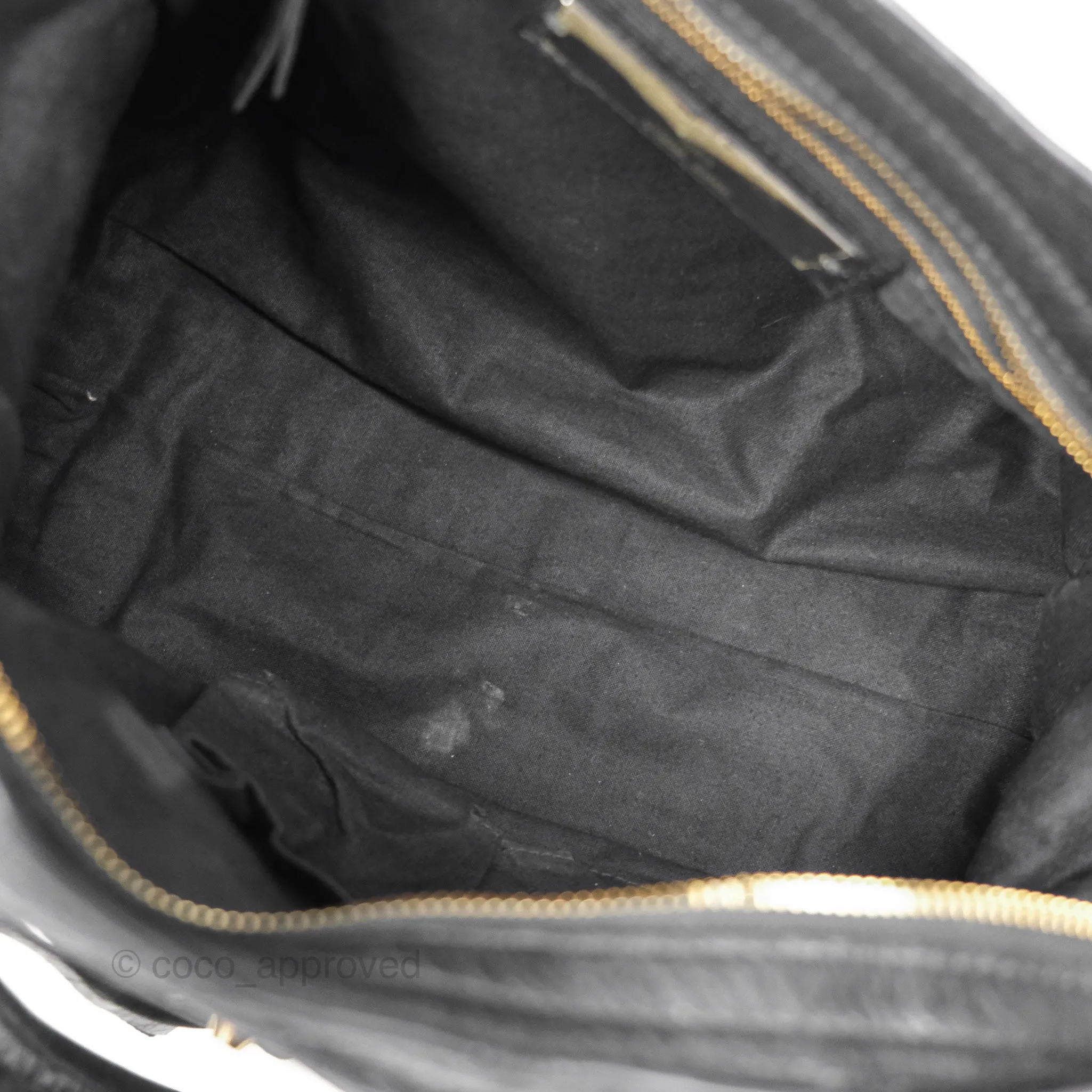 Balenciaga Classic City Bag Black Calfskin Gold Hardware