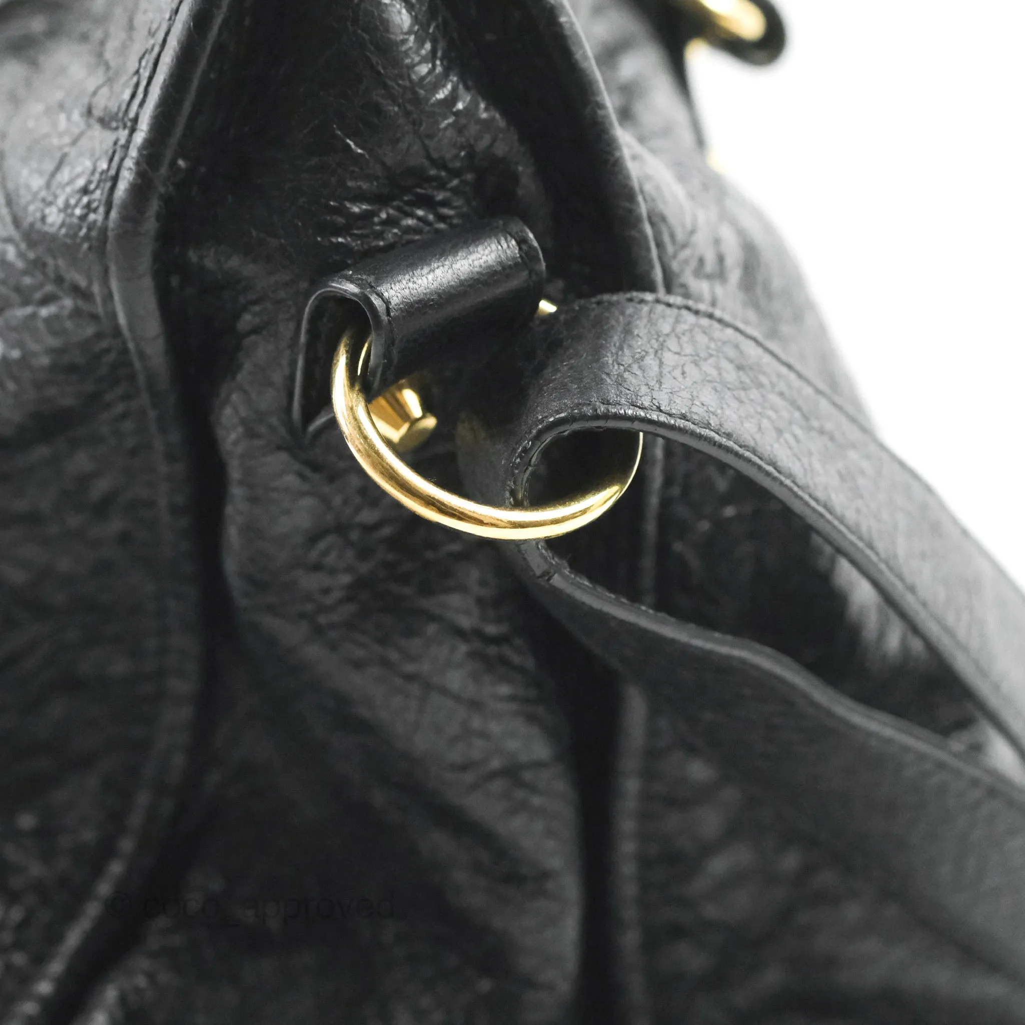 Balenciaga Classic City Bag Black Calfskin Gold Hardware