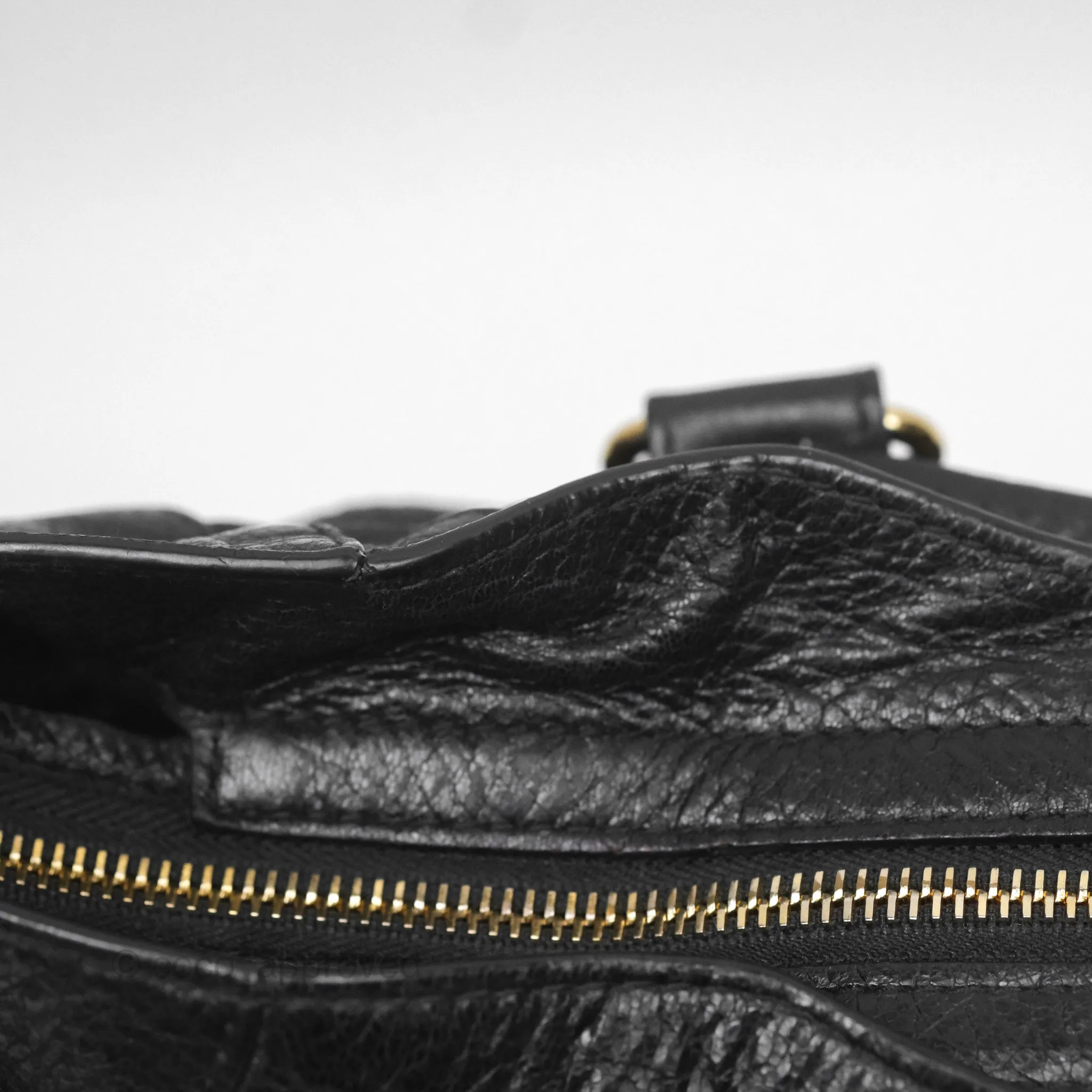 Balenciaga Classic City Bag Black Calfskin Gold Hardware