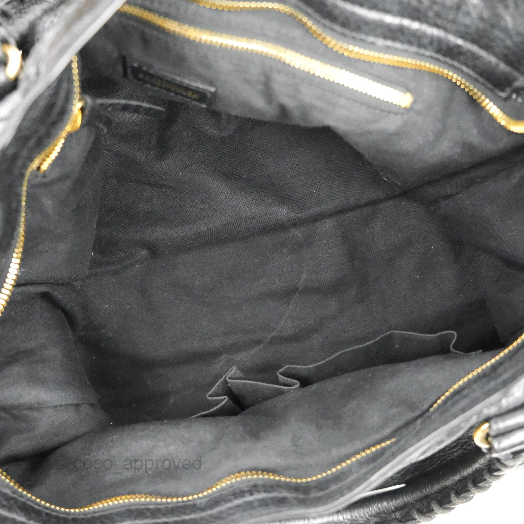 Balenciaga Classic City Bag Black Calfskin Gold Hardware