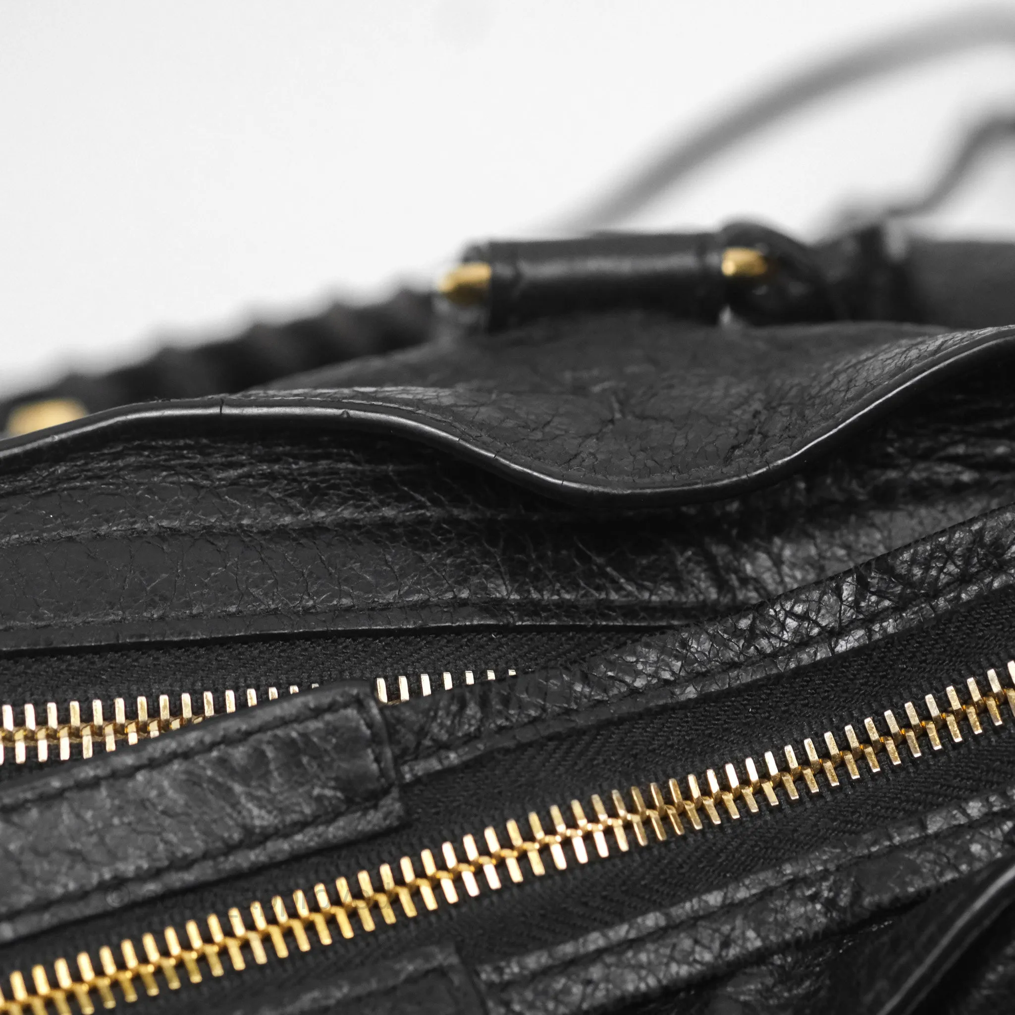 Balenciaga Classic City Bag Black Calfskin Gold Hardware