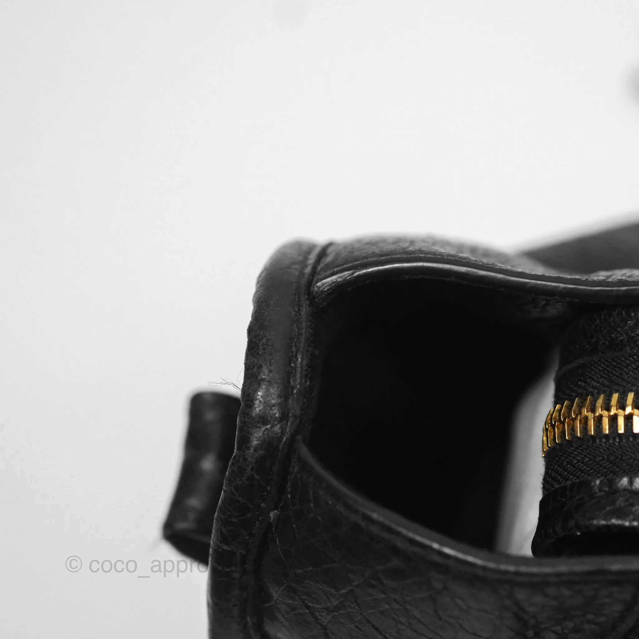 Balenciaga Classic City Bag Black Calfskin Gold Hardware
