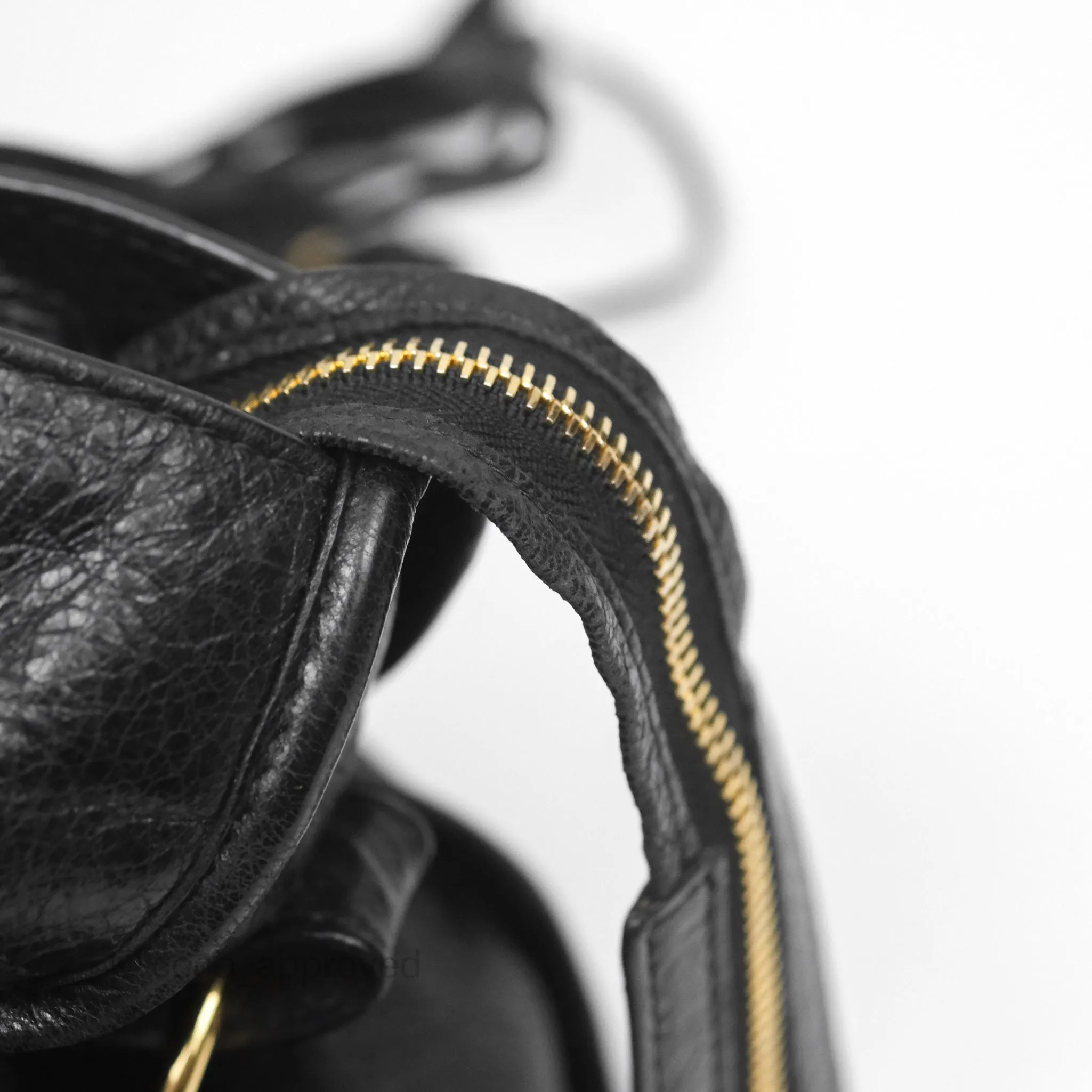 Balenciaga Classic City Bag Black Calfskin Gold Hardware