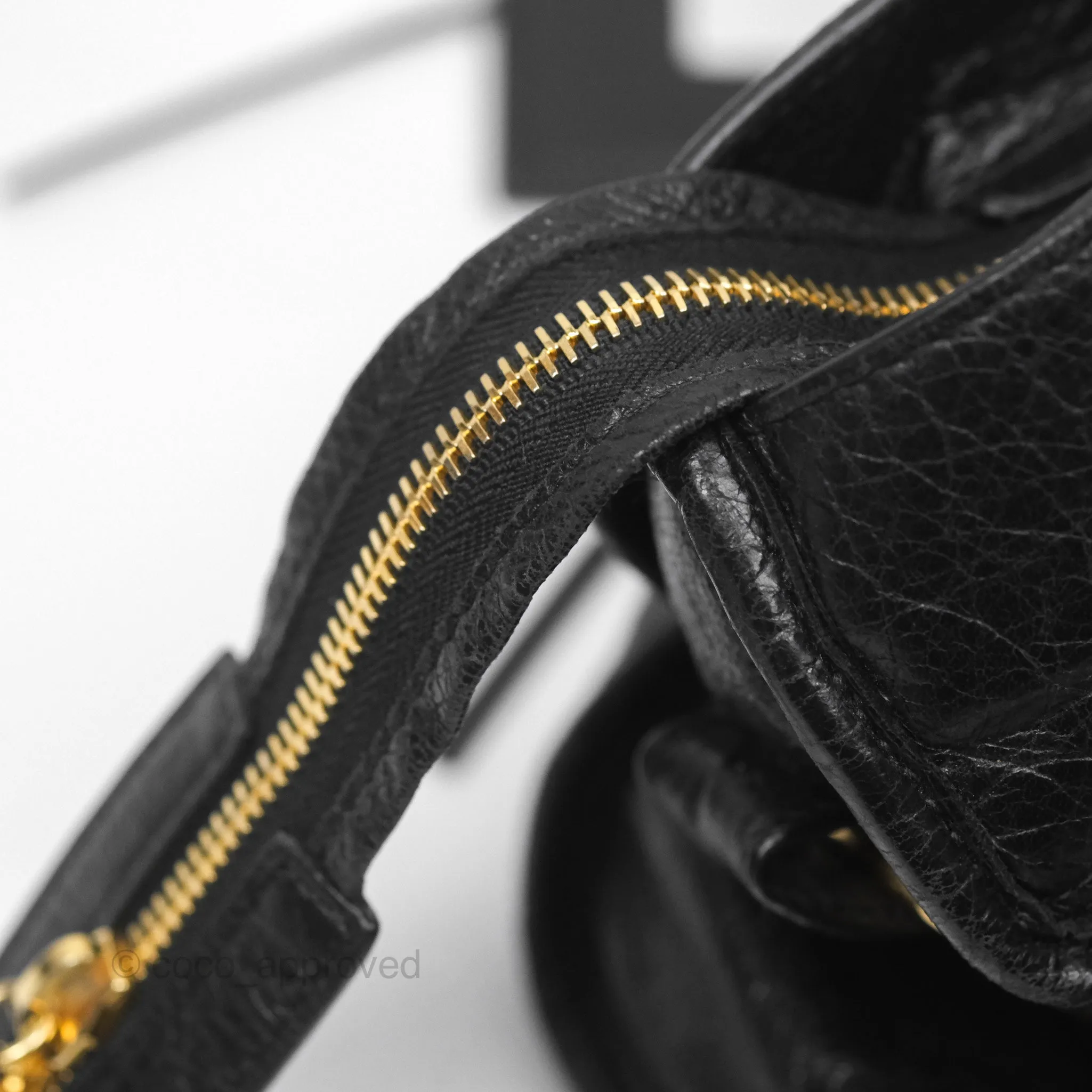 Balenciaga Classic City Bag Black Calfskin Gold Hardware