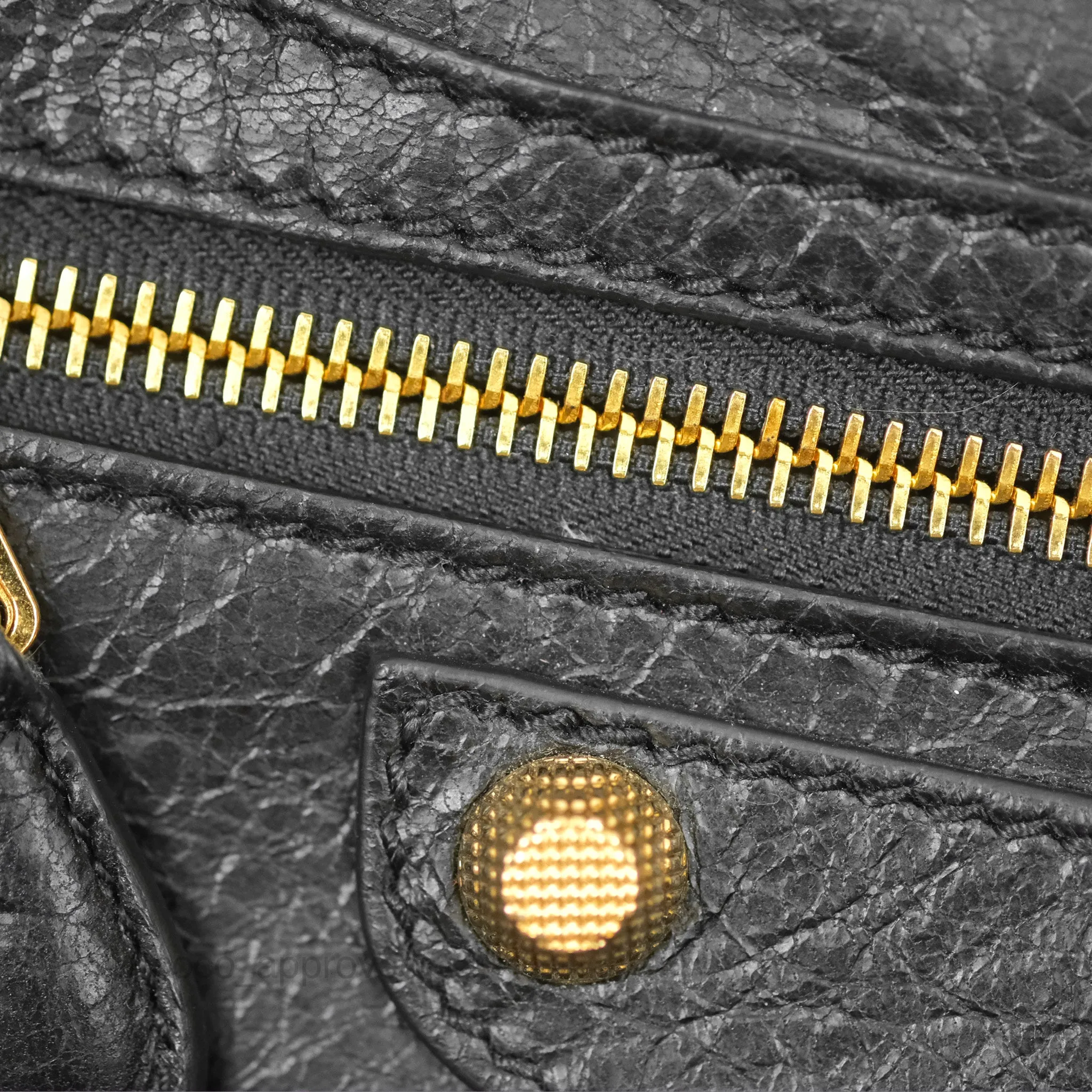 Balenciaga Classic City Bag Black Calfskin Gold Hardware