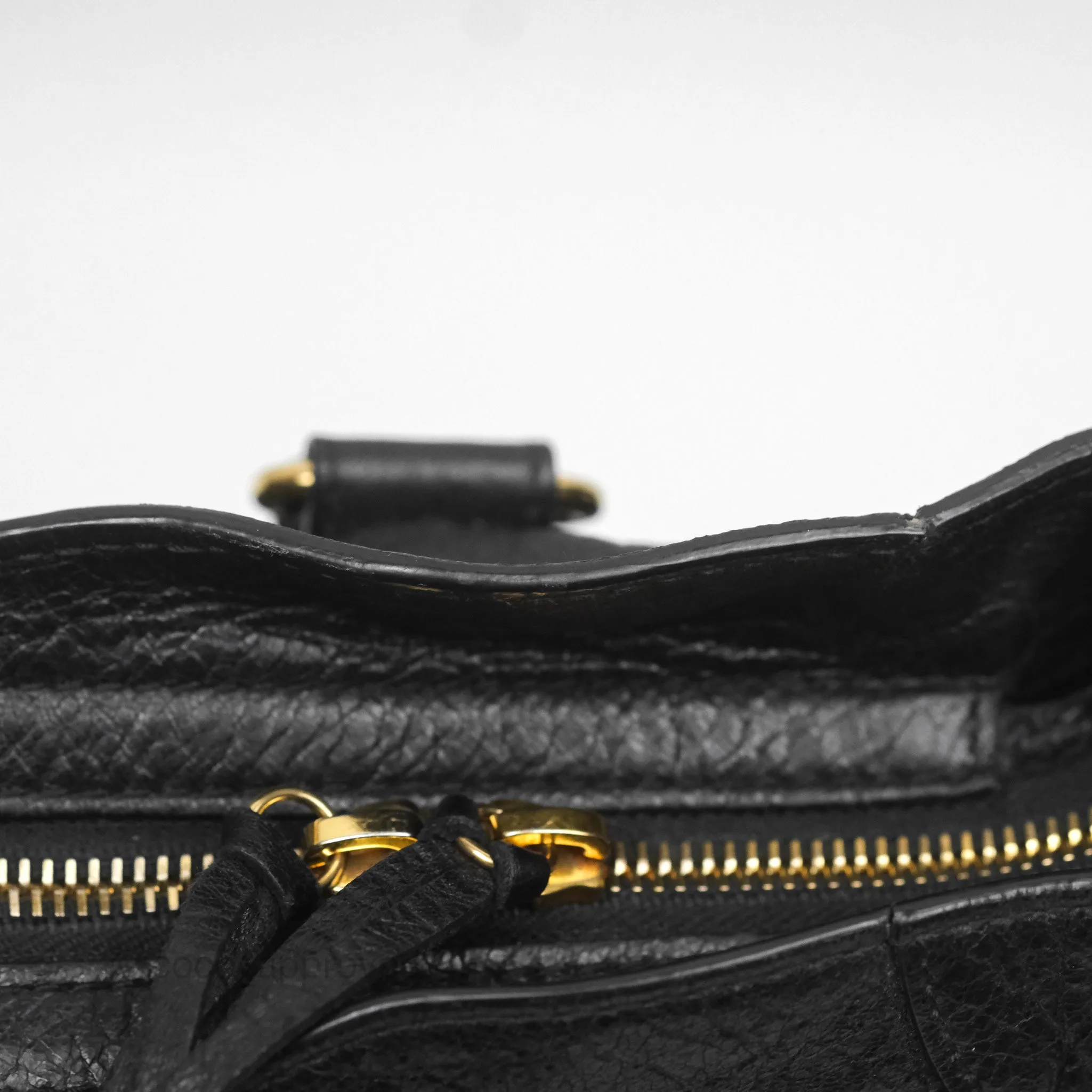 Balenciaga Classic City Bag Black Calfskin Gold Hardware