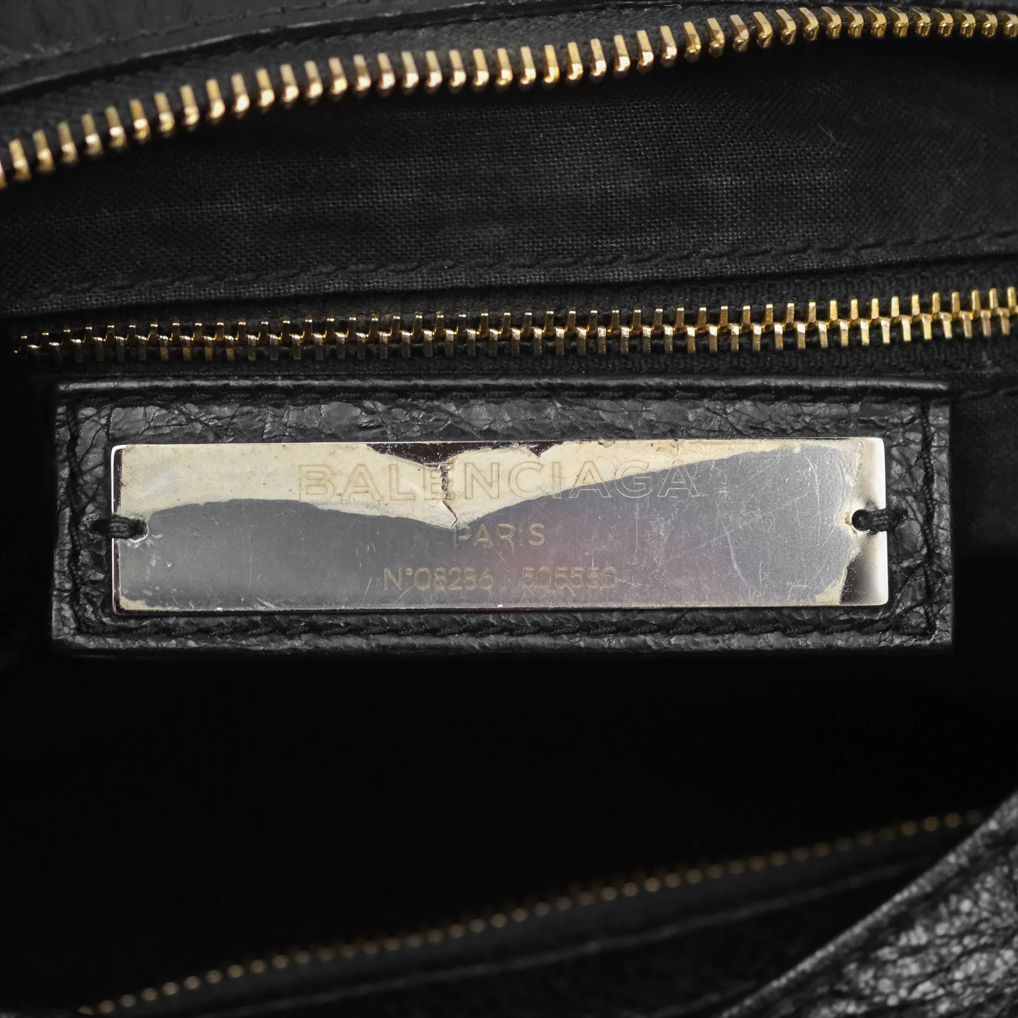 Balenciaga Classic City Bag Black Calfskin Gold Hardware