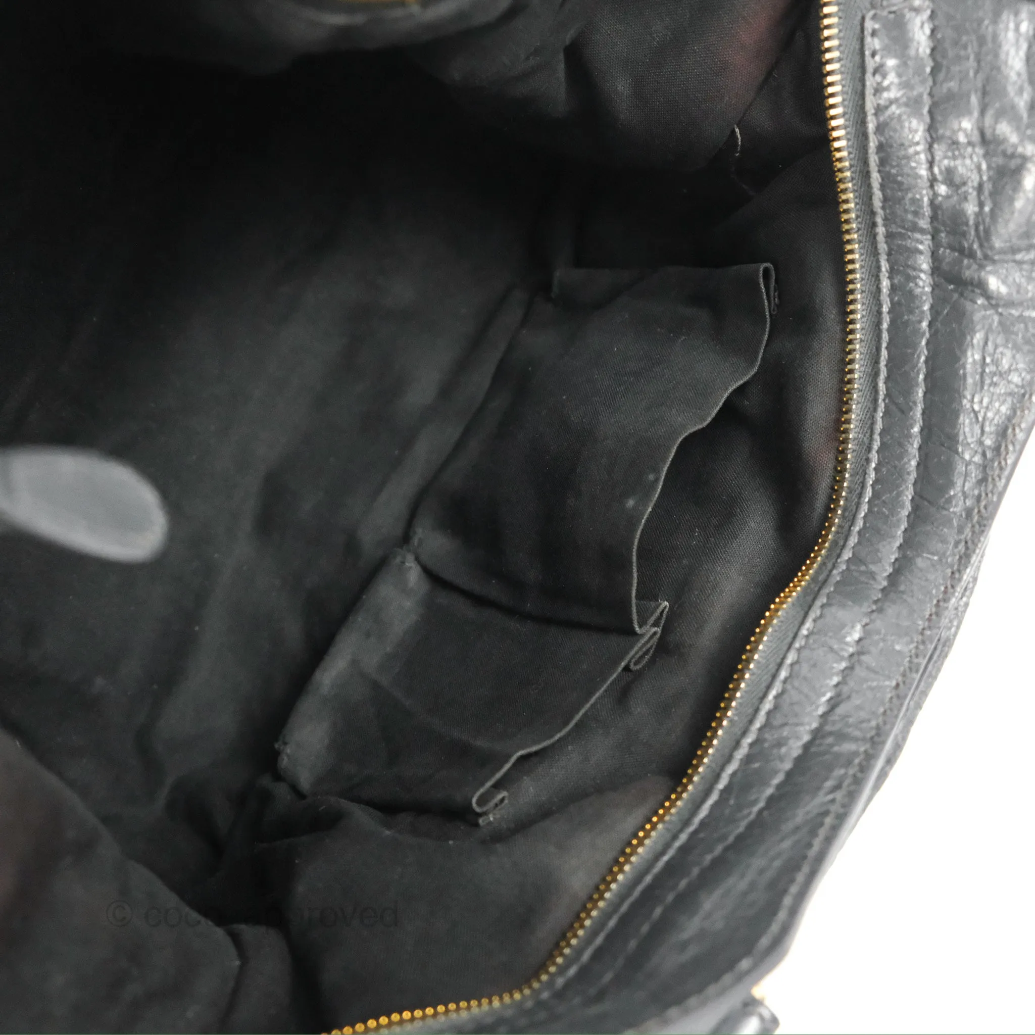 Balenciaga Classic City Bag Dark Grey Calfskin Gold Hardware