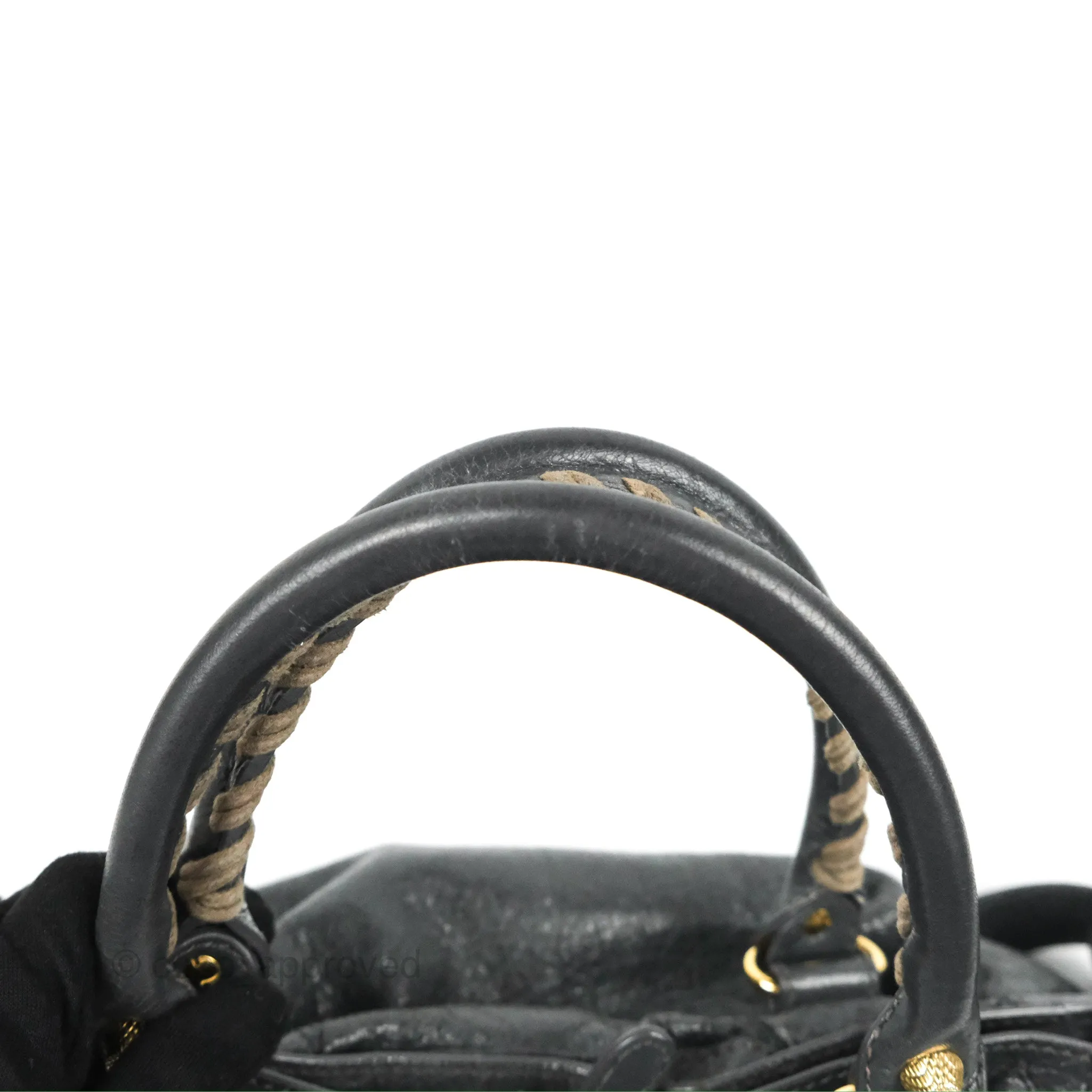 Balenciaga Classic City Bag Dark Grey Calfskin Gold Hardware