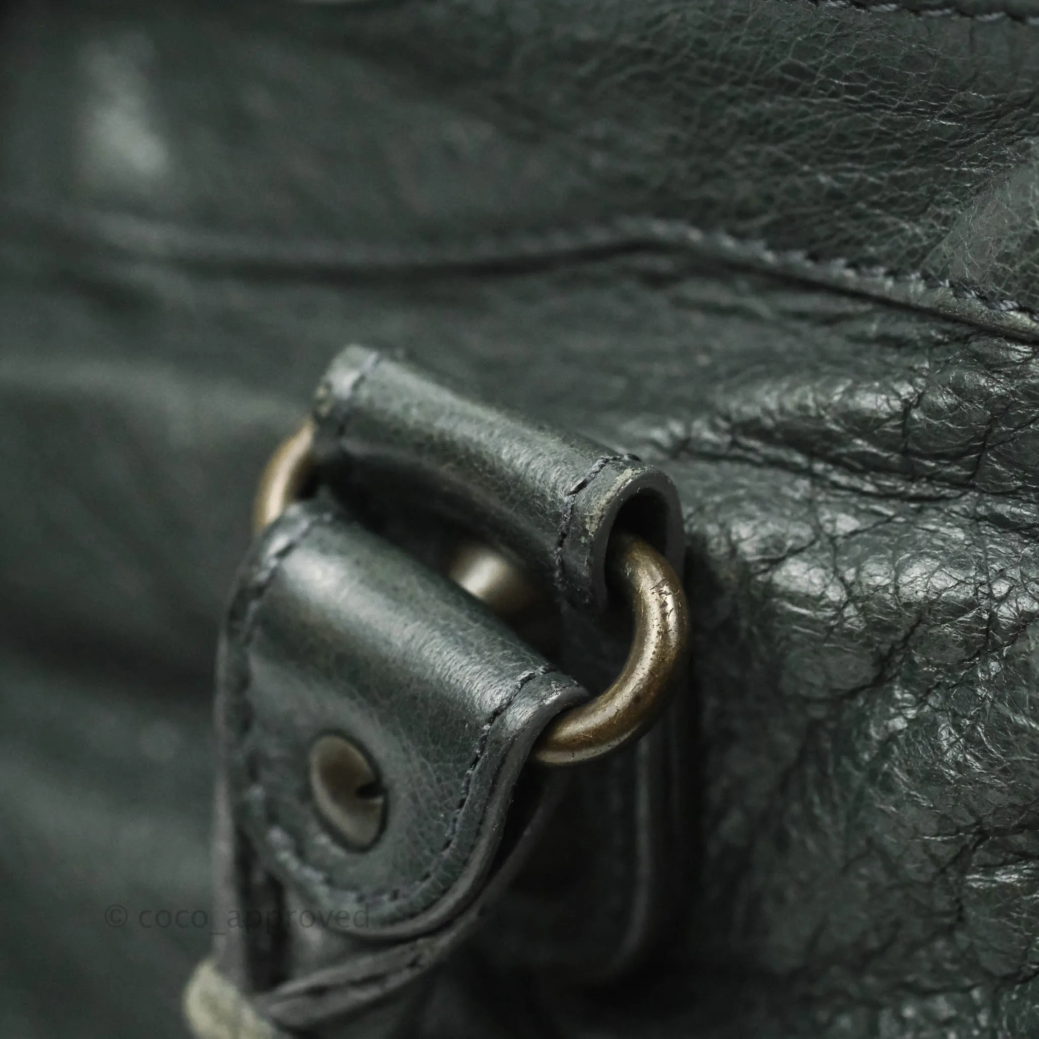 Balenciaga Classic City Bag Dark Grey Calfskin Ruthenium Hardware