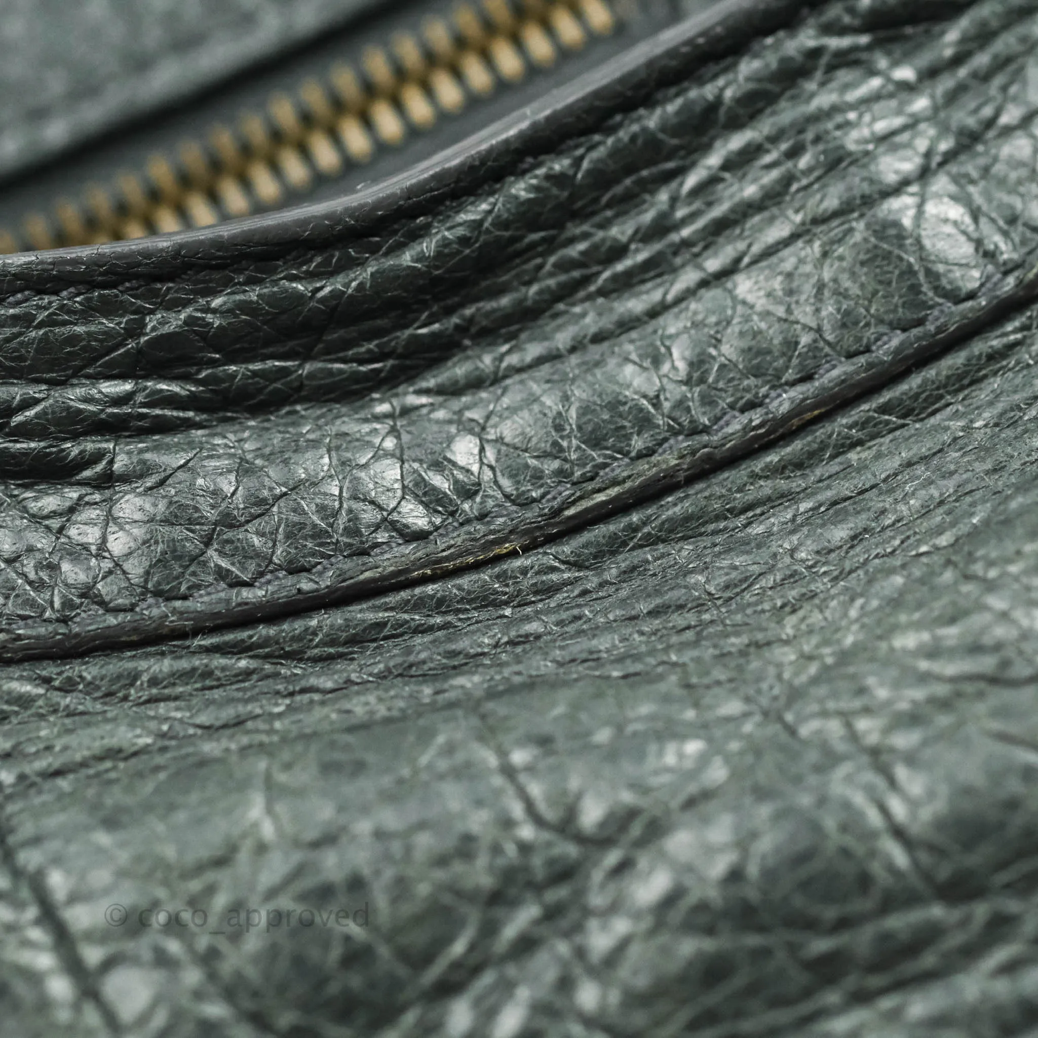 Balenciaga Classic City Bag Dark Grey Calfskin Ruthenium Hardware