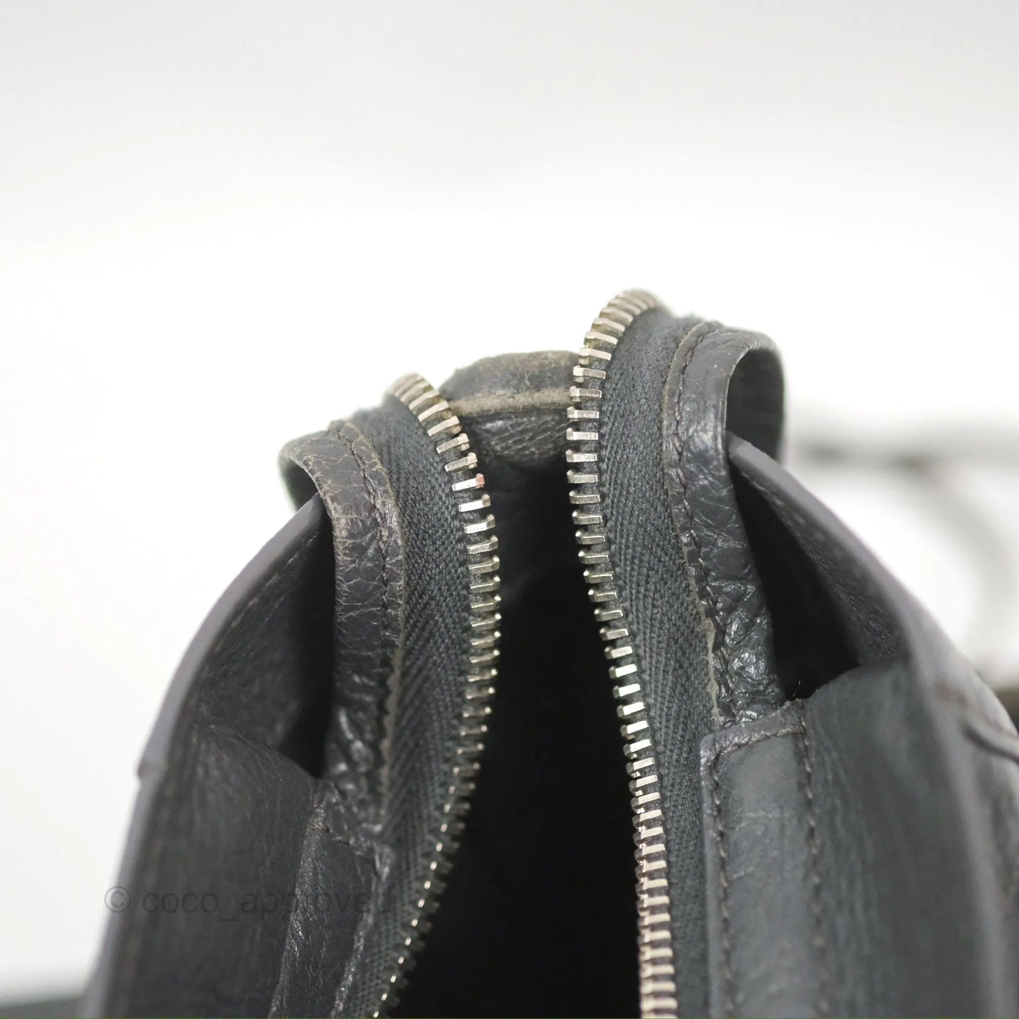 Balenciaga Classic City Bag Dark Grey Calfskin Silver Hardware