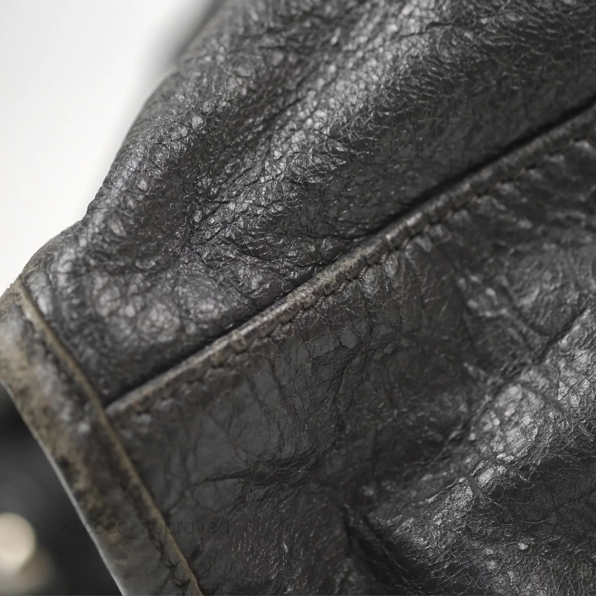 Balenciaga Classic City Bag Dark Grey Calfskin Silver Hardware
