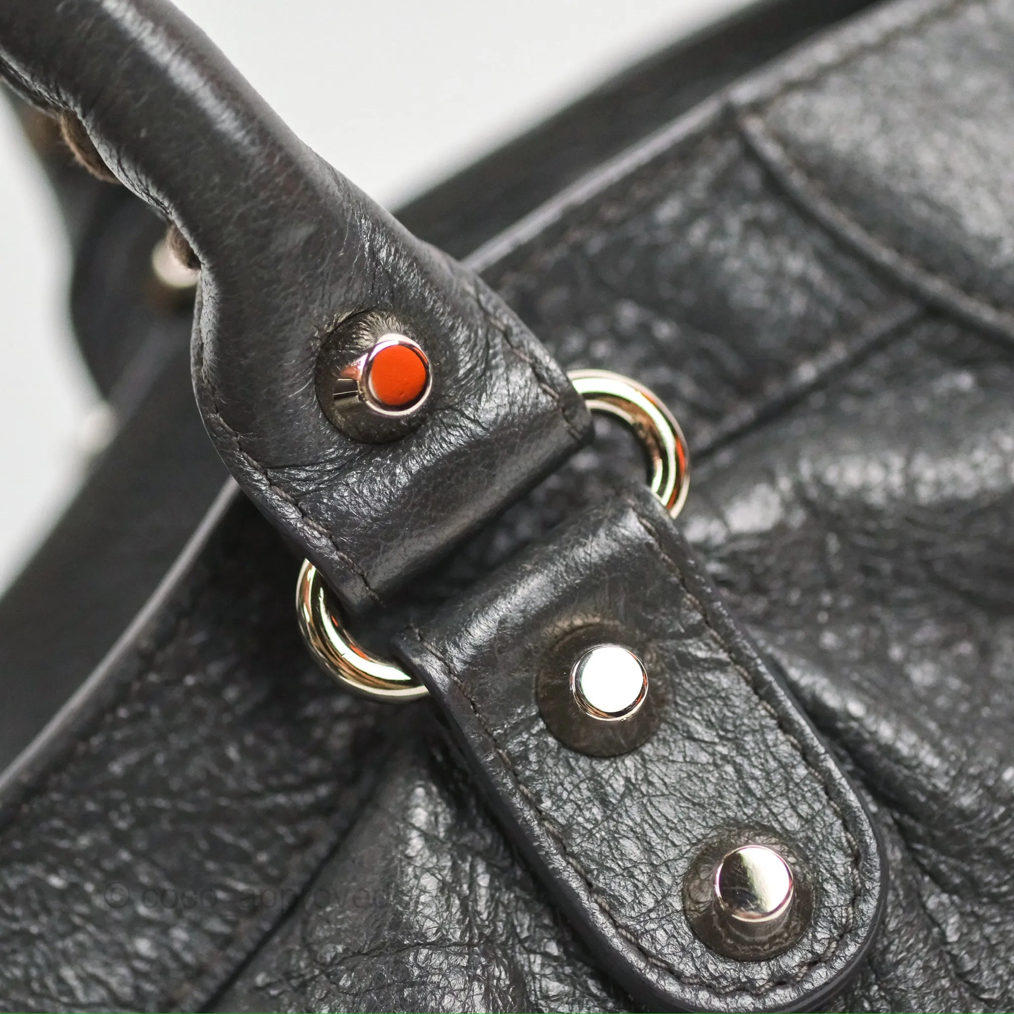 Balenciaga Classic City Bag Dark Grey Calfskin Silver Hardware