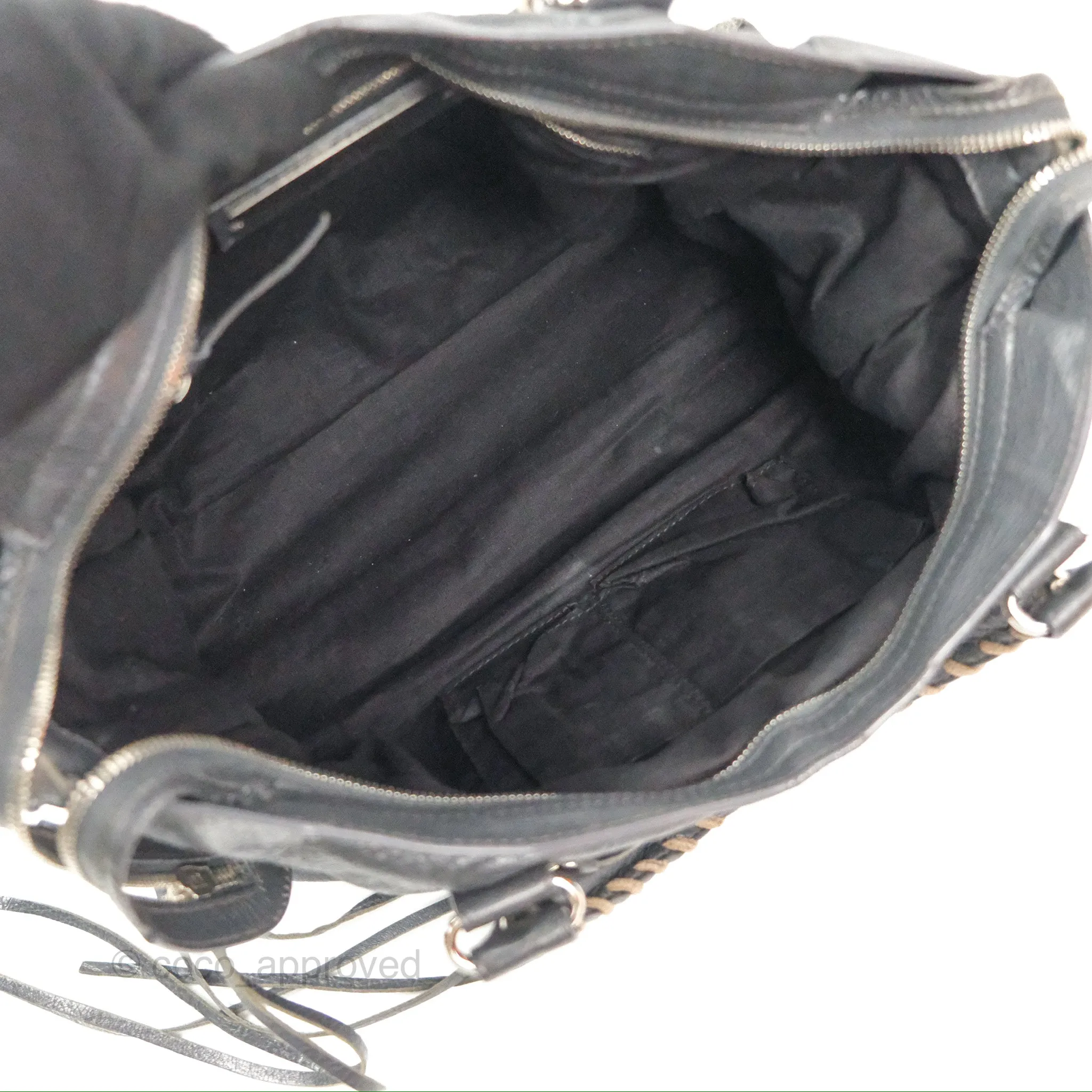 Balenciaga Classic City Bag Dark Grey Calfskin Silver Hardware