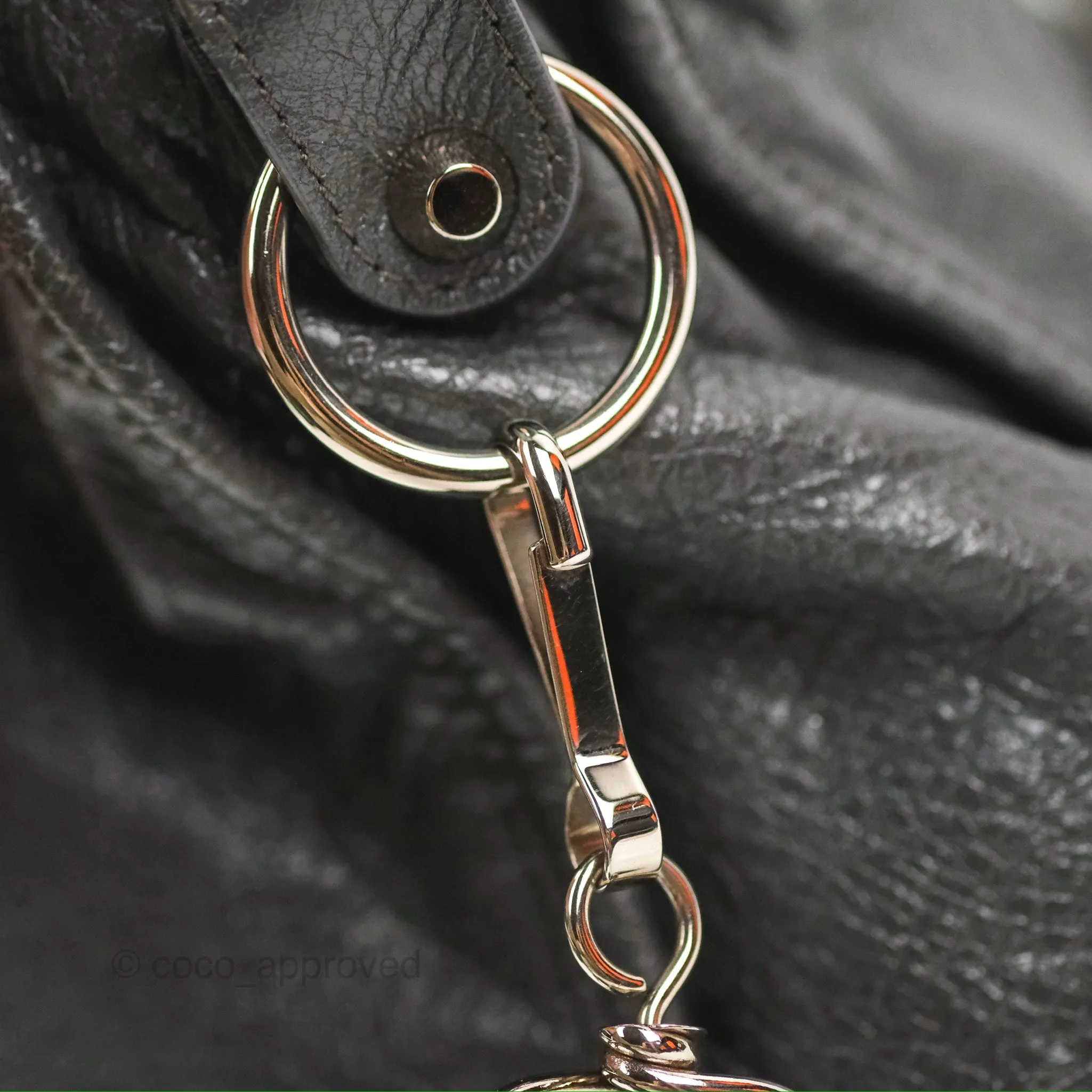 Balenciaga Classic City Bag Dark Grey Calfskin Silver Hardware