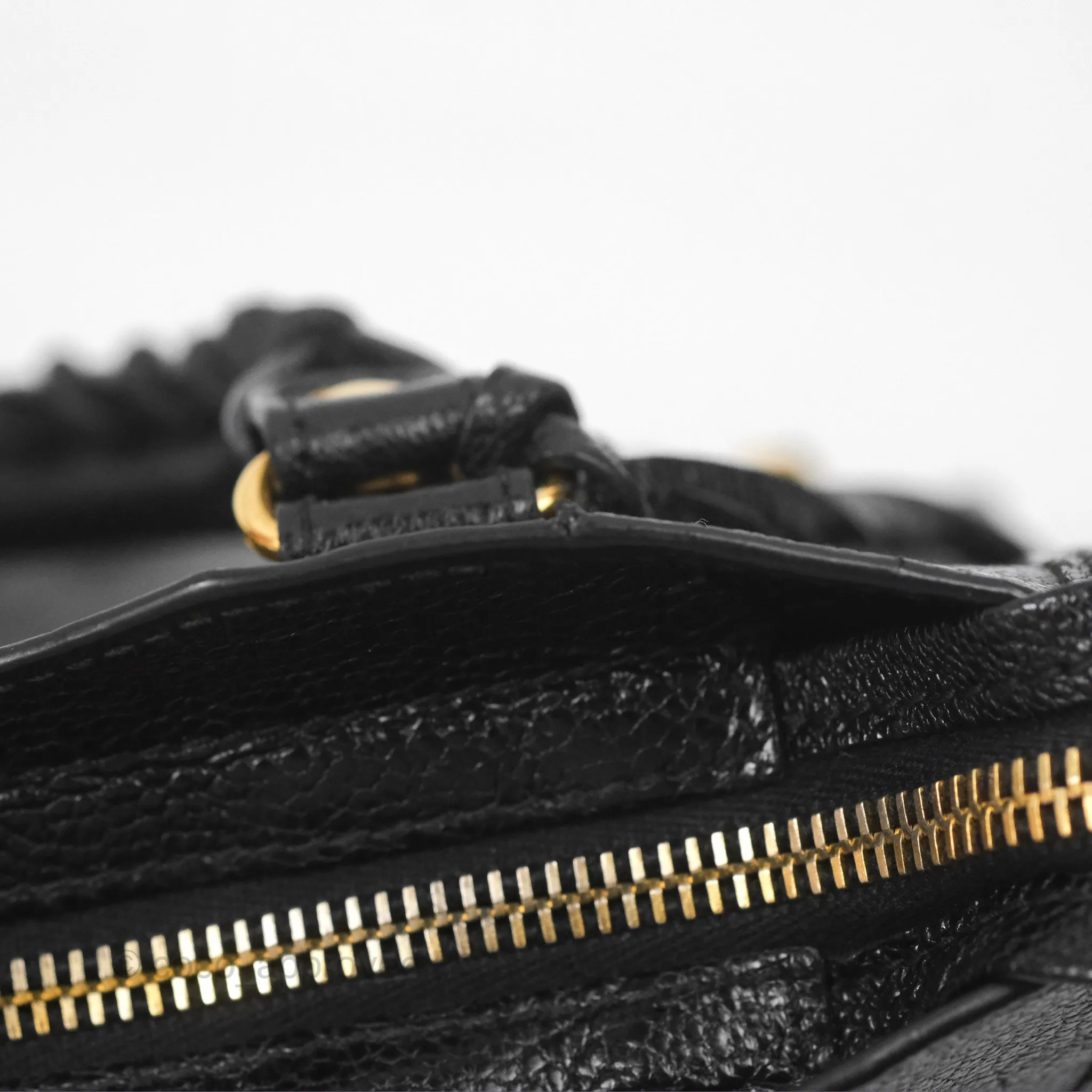 Balenciaga Classic Mini City Bag Black Grained Calfskin Gold Hardware
