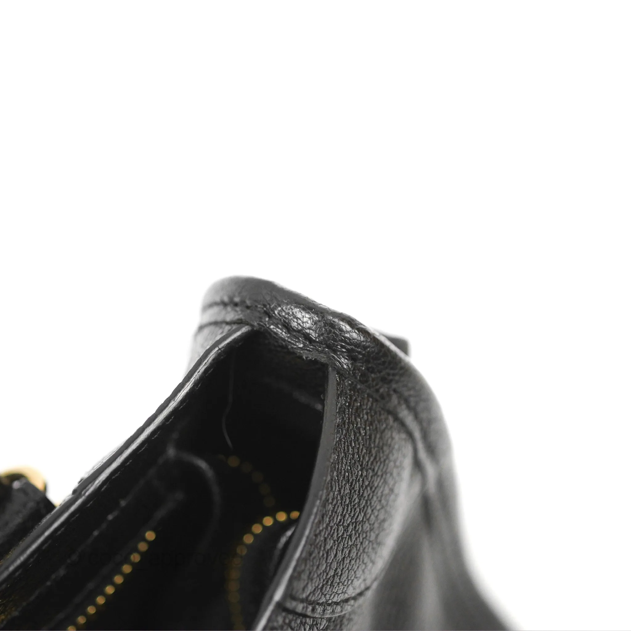 Balenciaga Classic Mini City Bag Black Grained Calfskin Gold Hardware