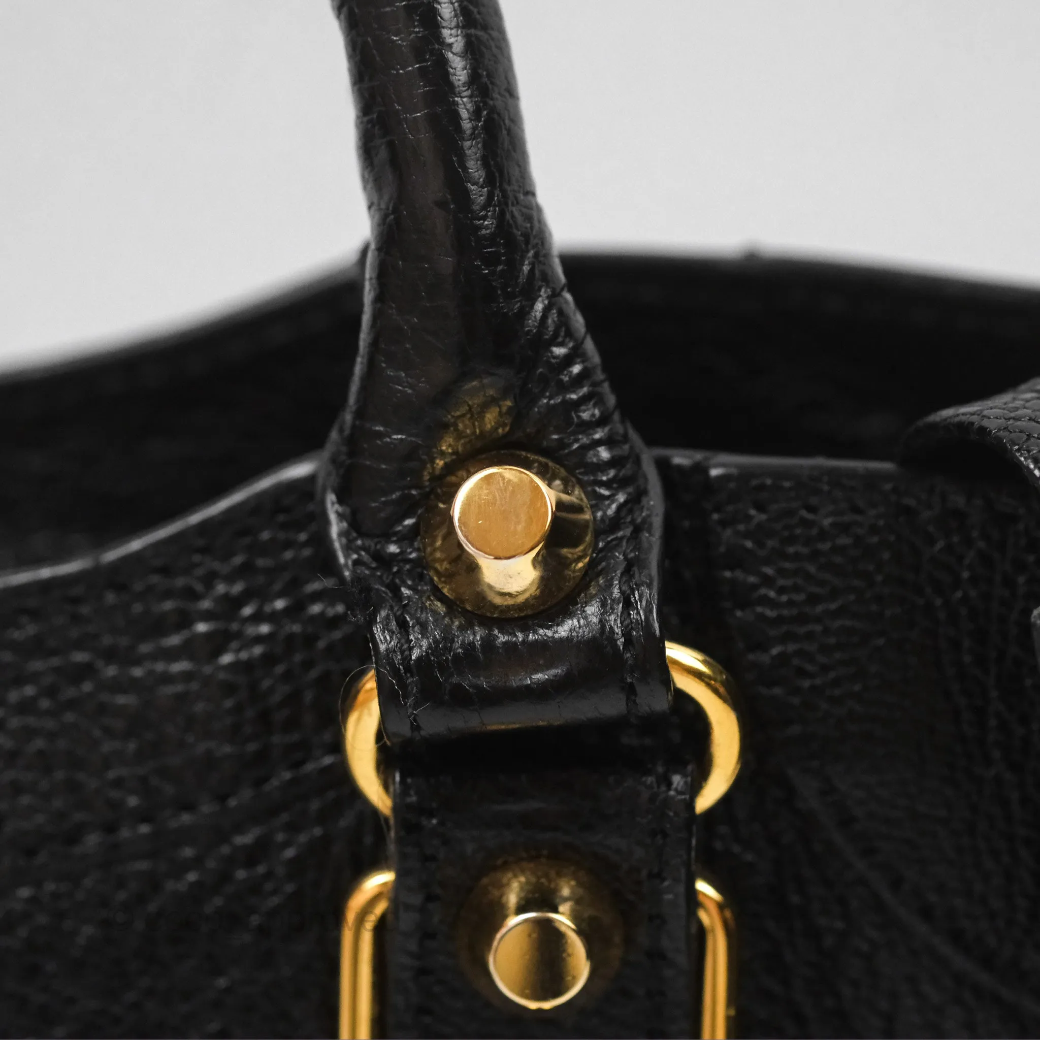 Balenciaga Classic Mini City Bag Black Grained Calfskin Gold Hardware