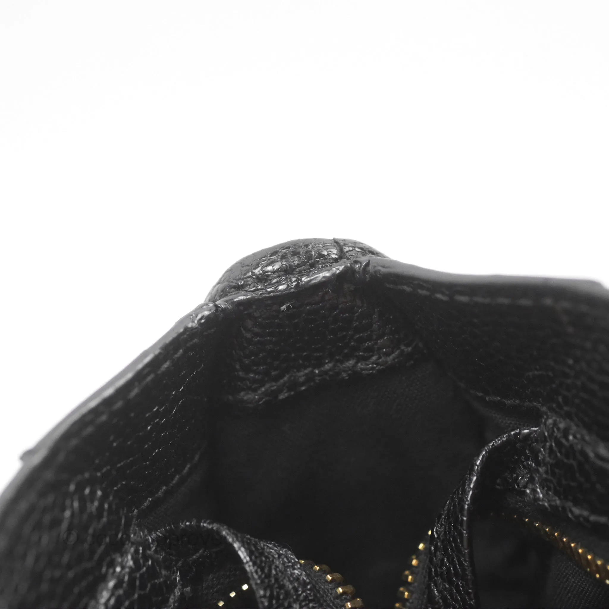 Balenciaga Classic Mini City Bag Black Grained Calfskin Gold Hardware