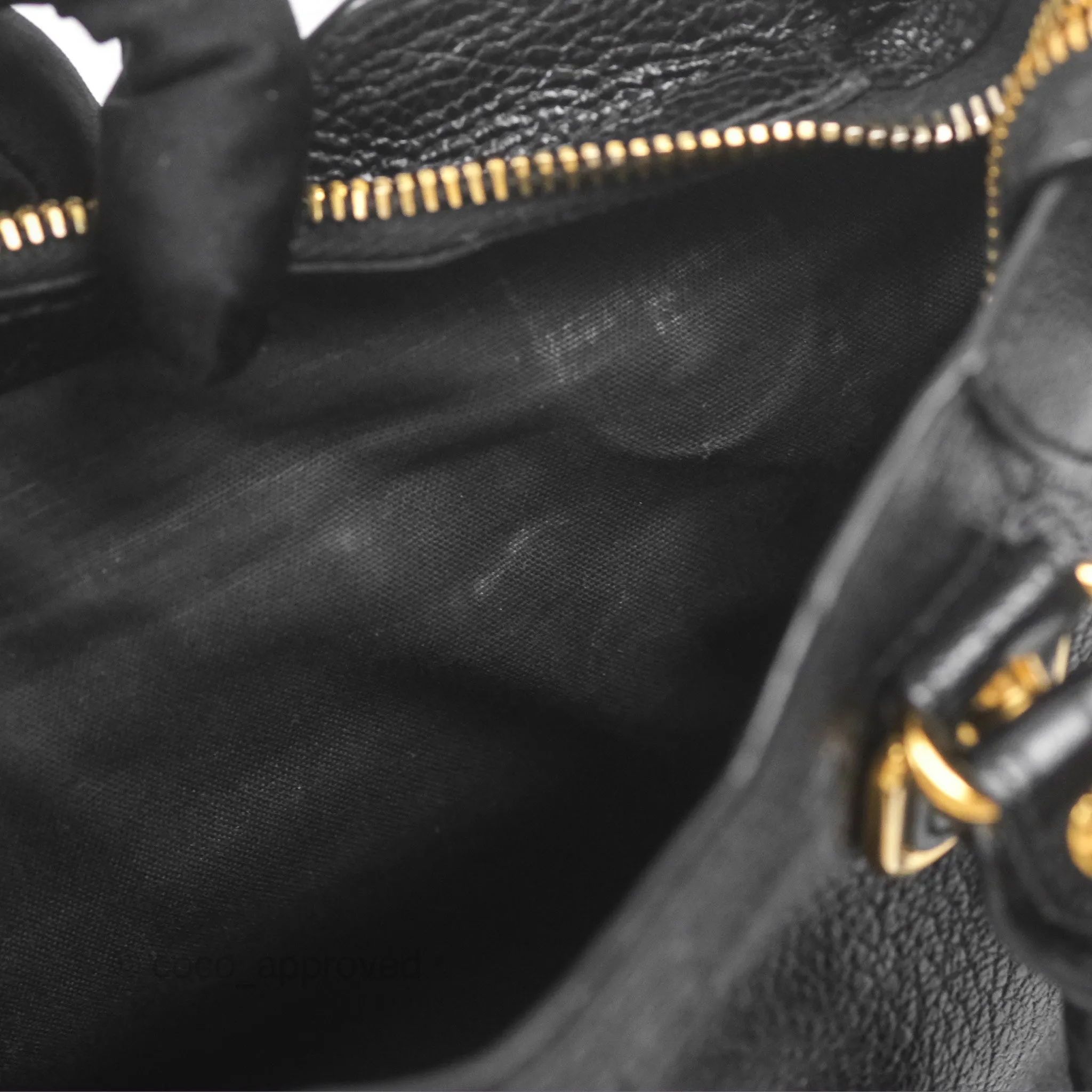 Balenciaga Classic Mini City Bag Black Grained Calfskin Gold Hardware