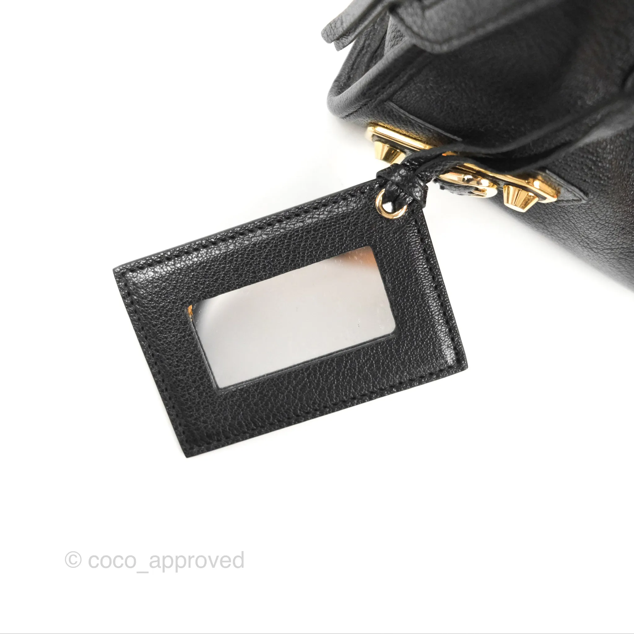 Balenciaga Classic Mini City Bag Black Grained Calfskin Gold Hardware