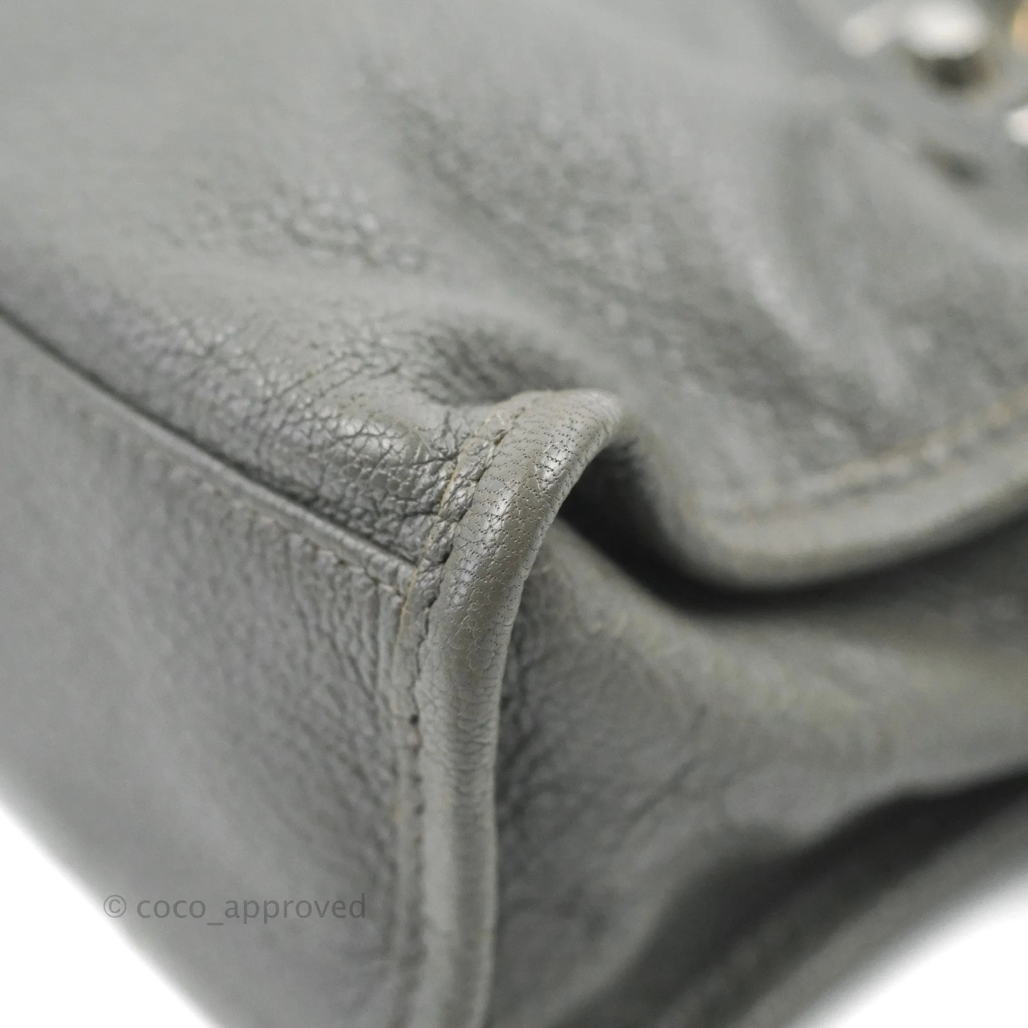 Balenciaga Classic Mini City Bag Grey Aged Calfskin Silver Hardware