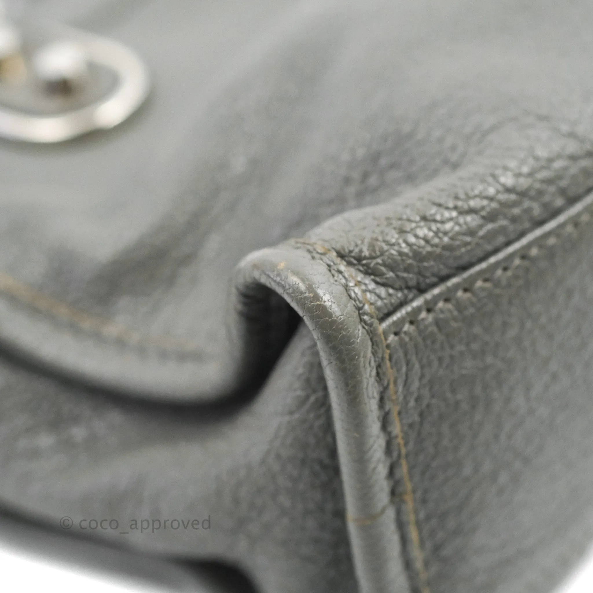 Balenciaga Classic Mini City Bag Grey Aged Calfskin Silver Hardware
