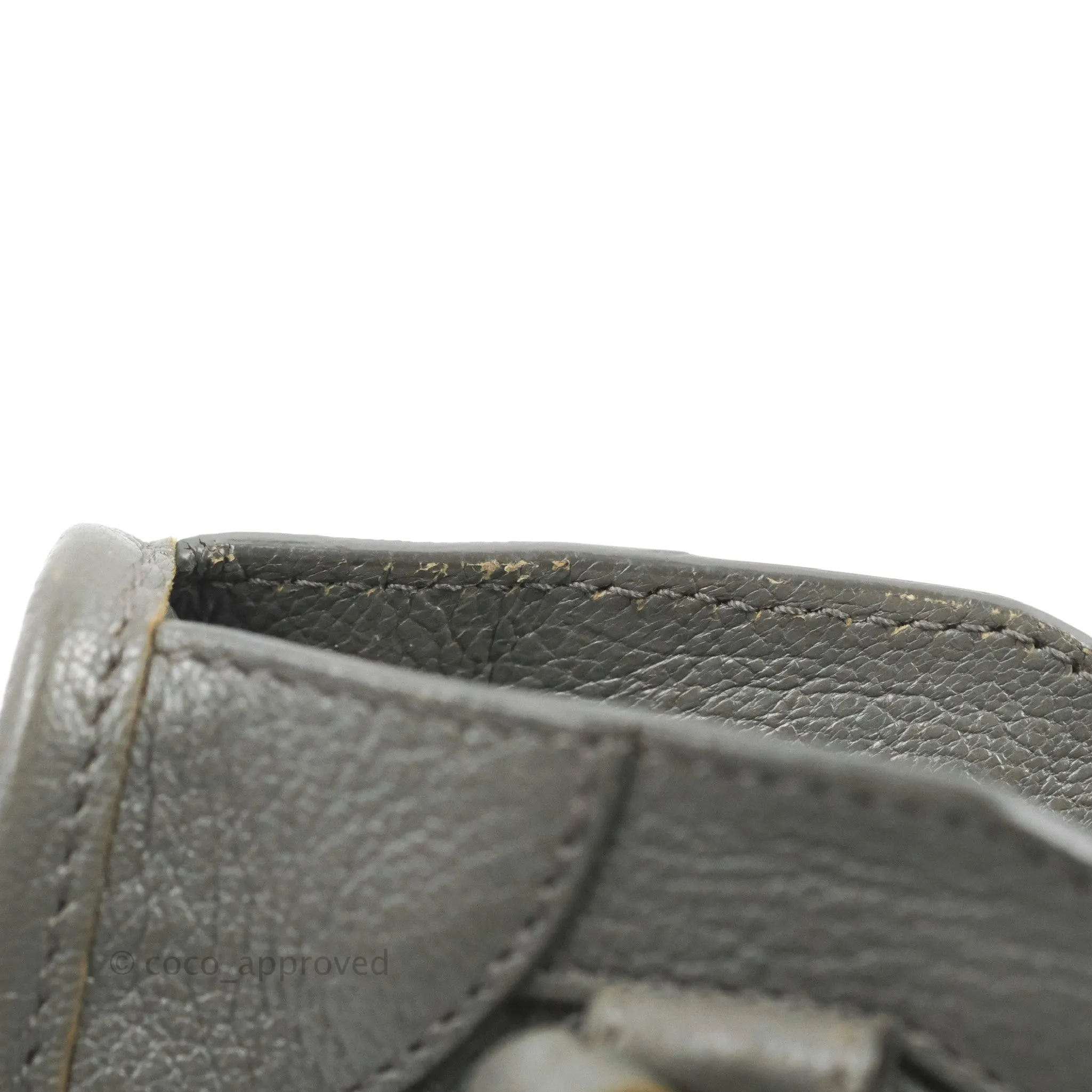 Balenciaga Classic Mini City Bag Grey Aged Calfskin Silver Hardware