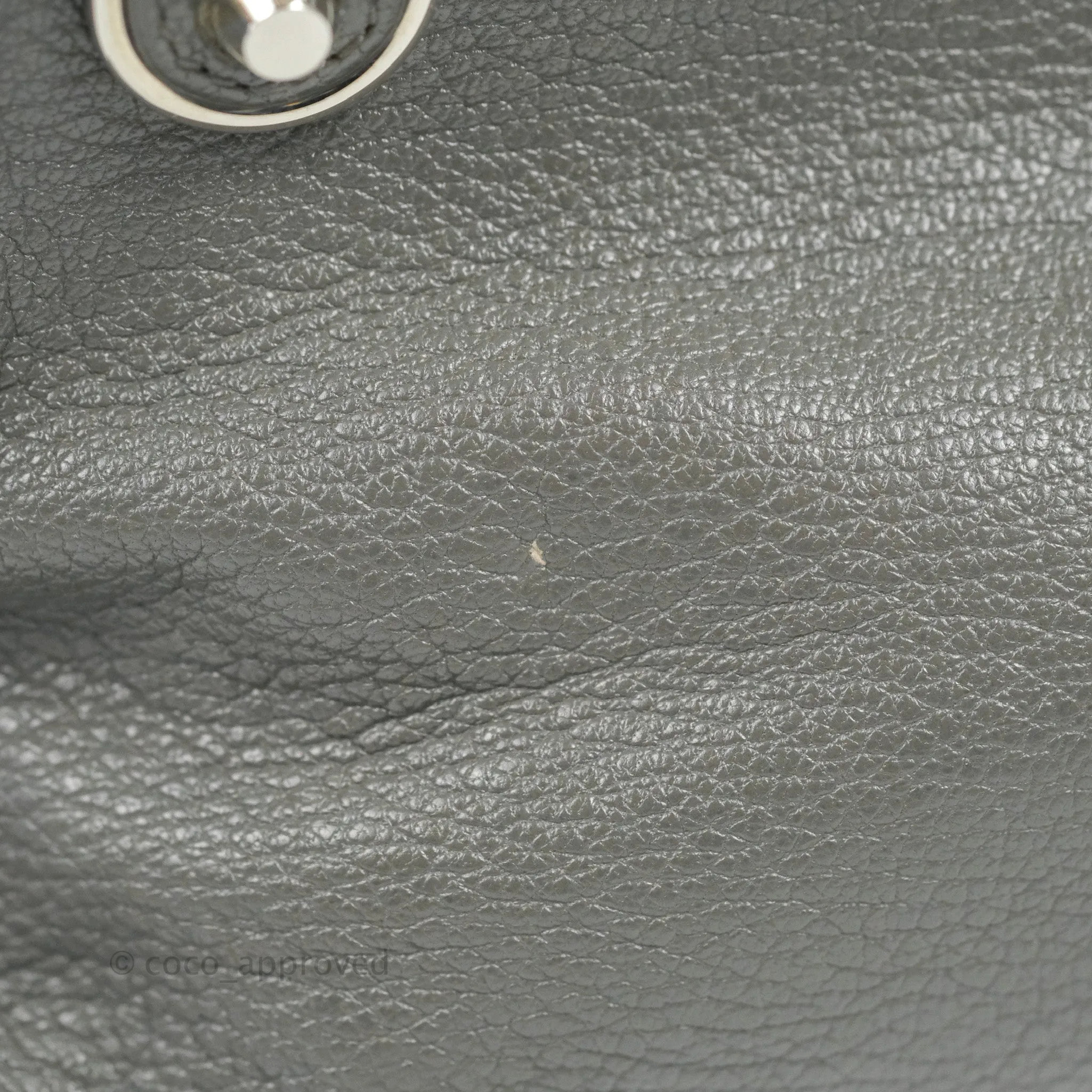 Balenciaga Classic Mini City Bag Grey Aged Calfskin Silver Hardware