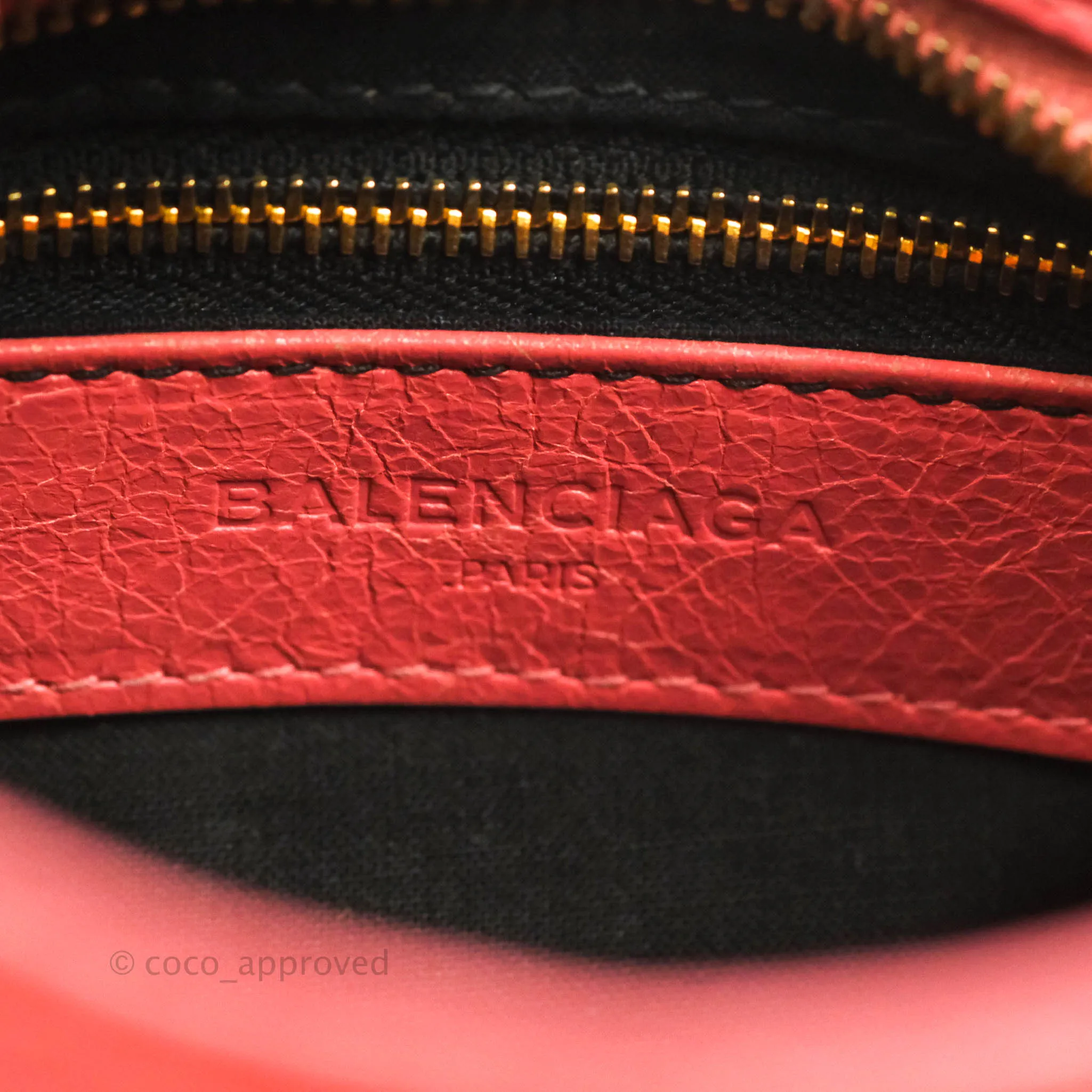 Balenciaga Classic Mini City Bag Pink Aged Calfskin Gold Hardware