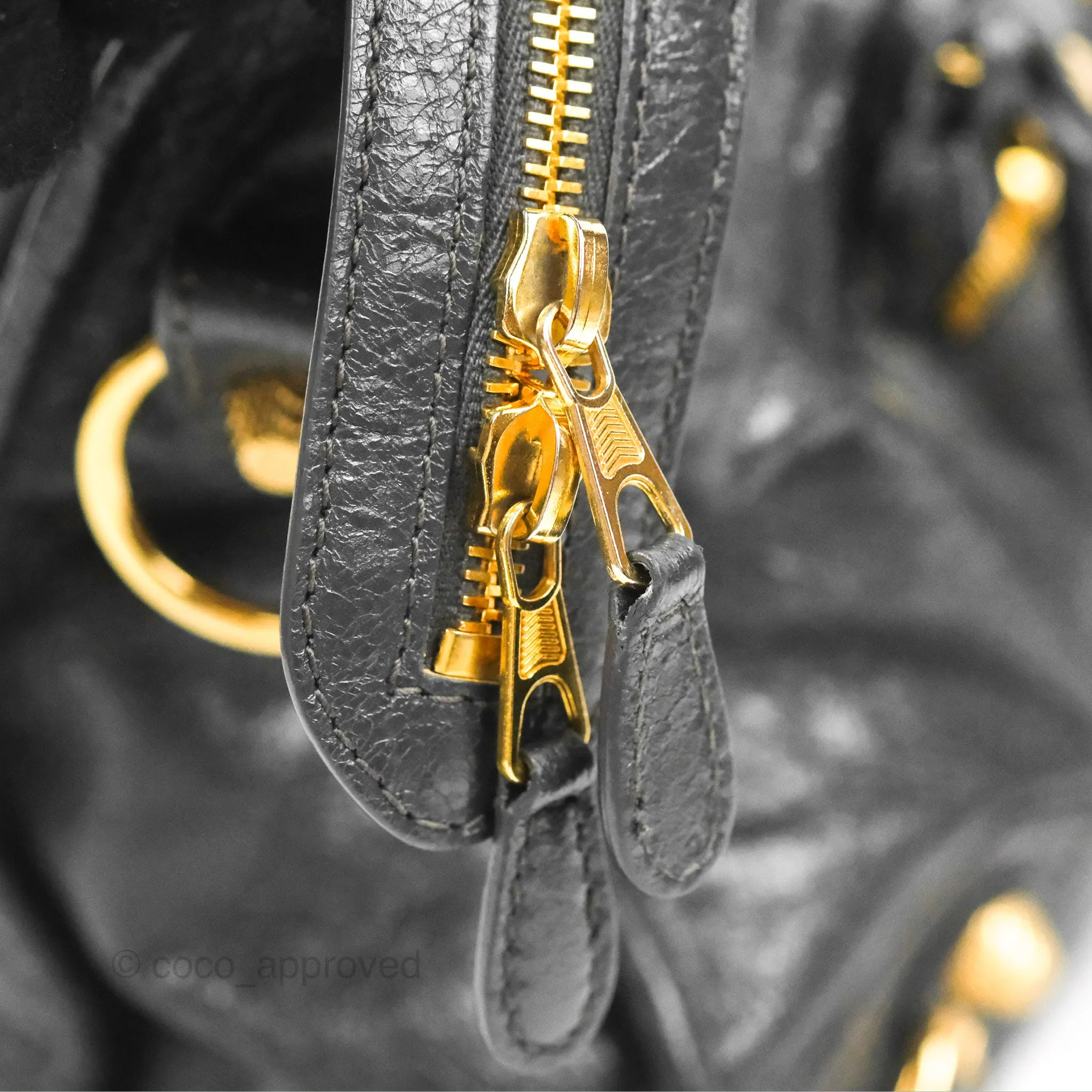 Balenciaga Classic Small City Bag Dark Grey Aged Calfskin Gold Hardware