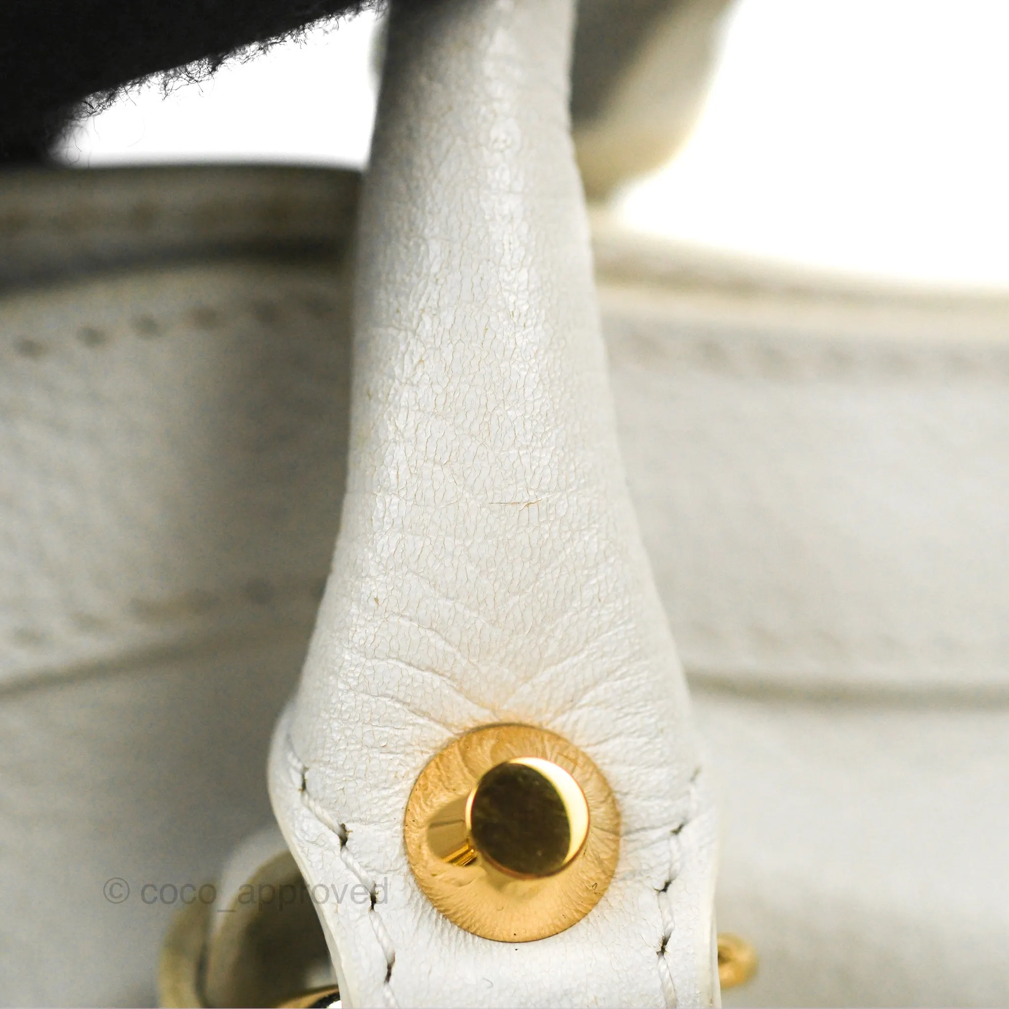 Balenciaga Classic Small City Bag White Aged Calfskin Gold Hardware