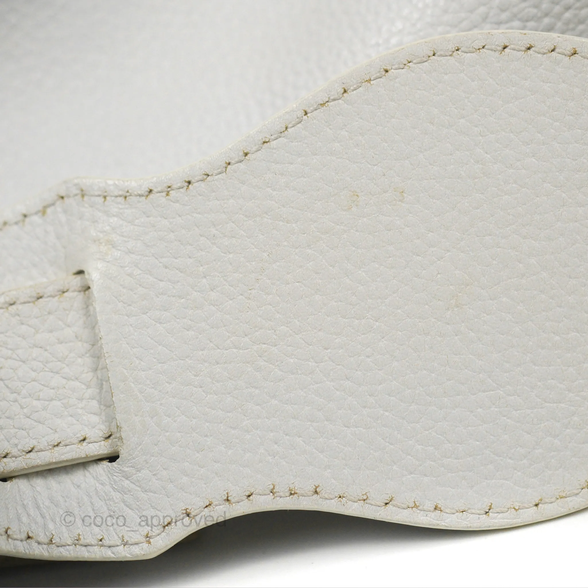 Balenciaga Classic Small City Bag White Aged Calfskin Gold Hardware
