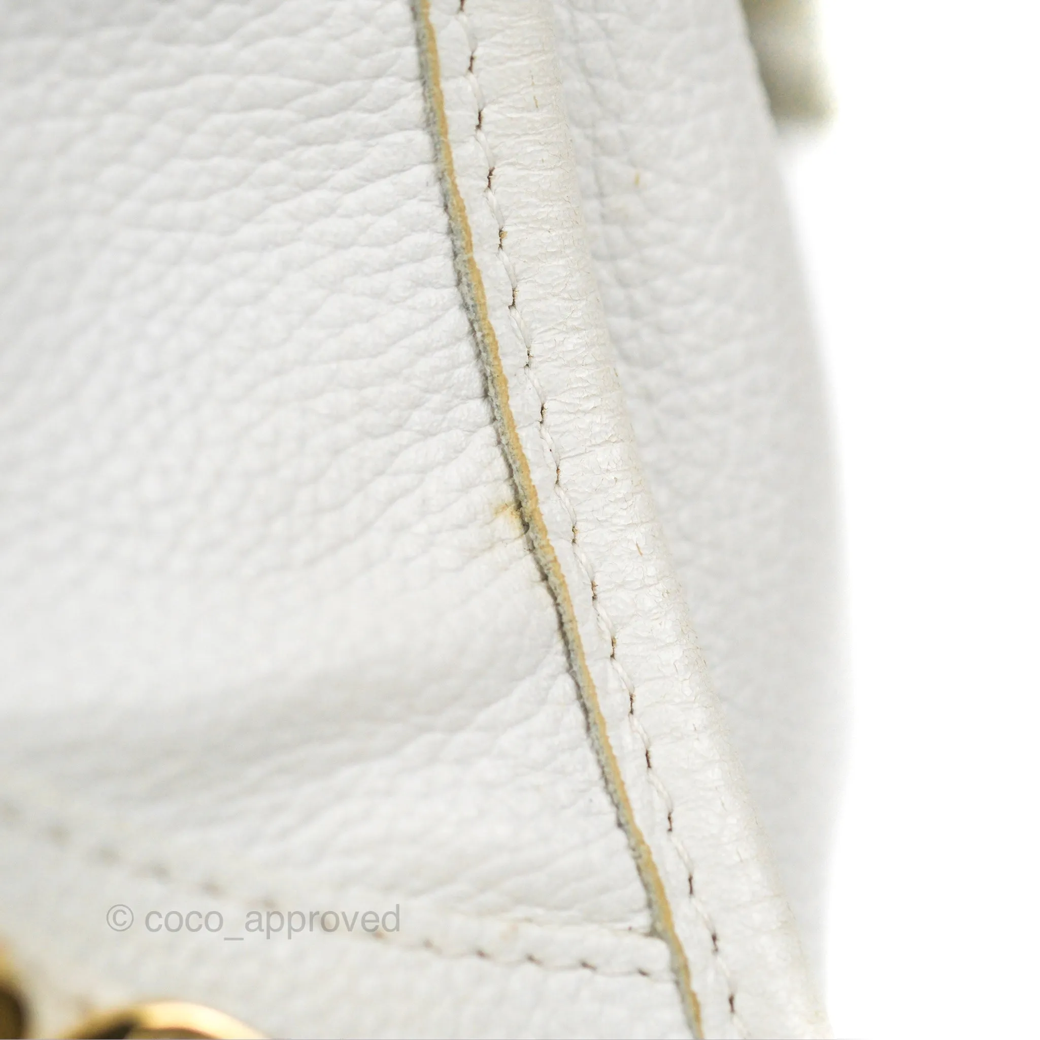 Balenciaga Classic Small City Bag White Aged Calfskin Gold Hardware