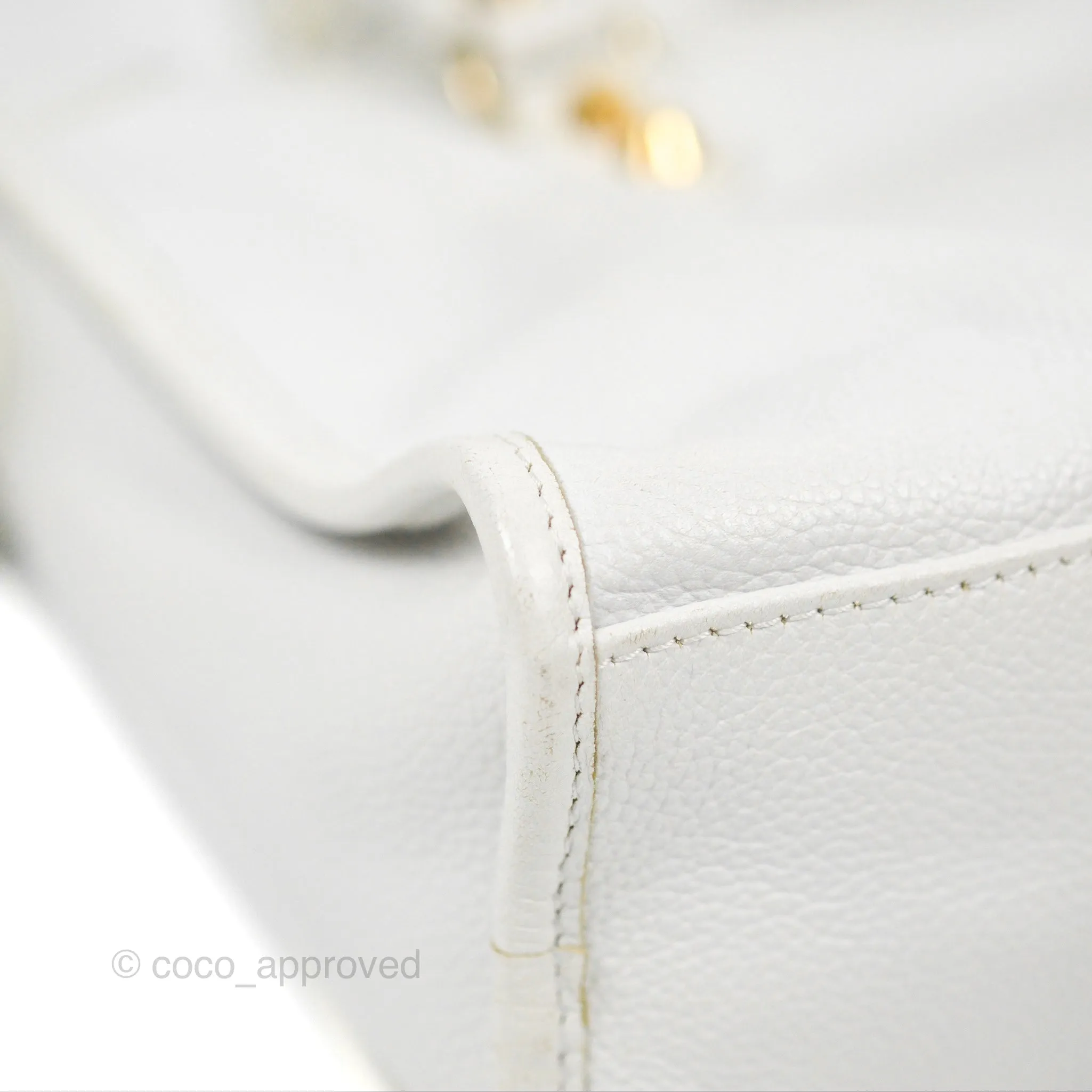 Balenciaga Classic Small City Bag White Aged Calfskin Gold Hardware