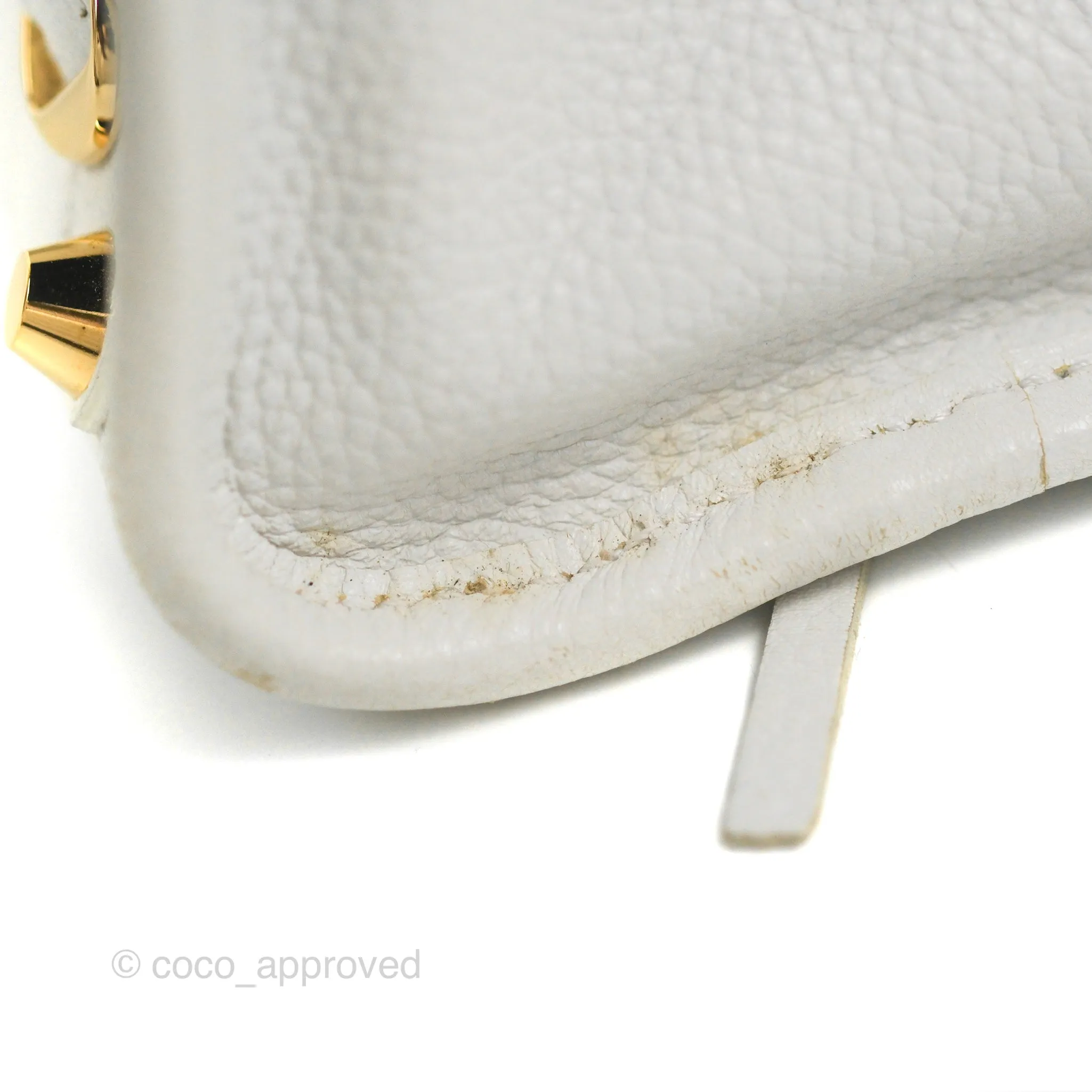 Balenciaga Classic Small City Bag White Aged Calfskin Gold Hardware