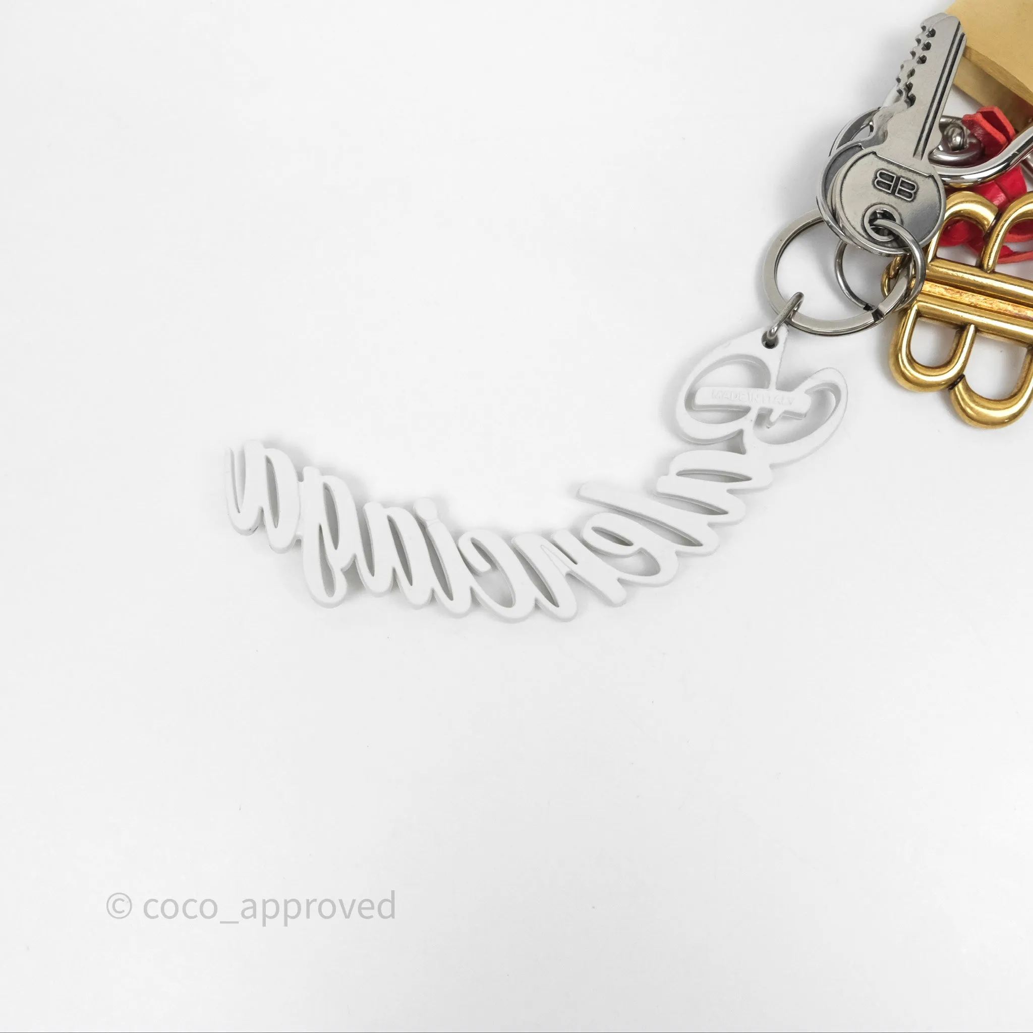 Balenciaga Heart / Lock / Keys Bag Charm