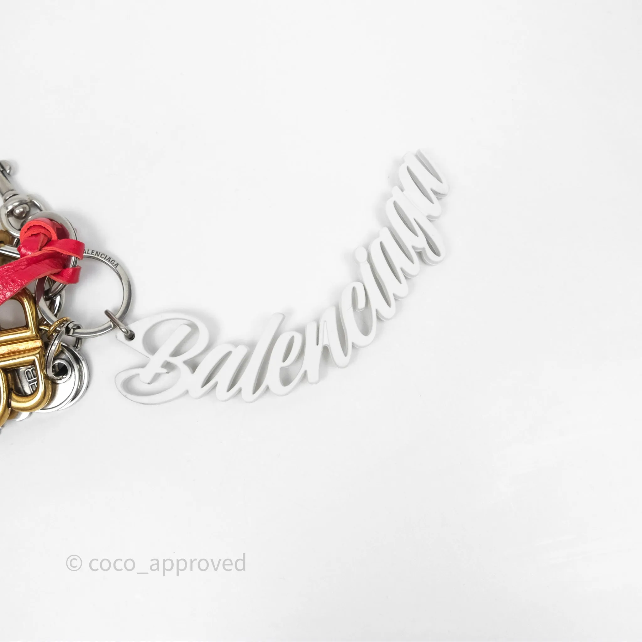 Balenciaga Heart / Lock / Keys Bag Charm