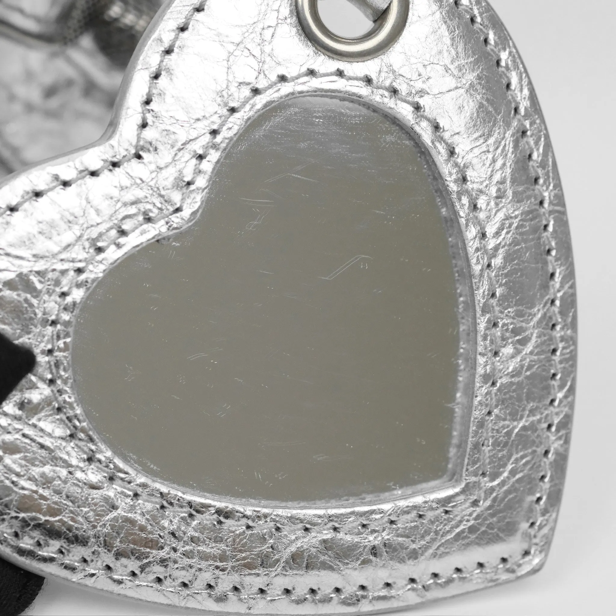 Balenciaga Le Cagole Shoulder Bag Metallic Silver